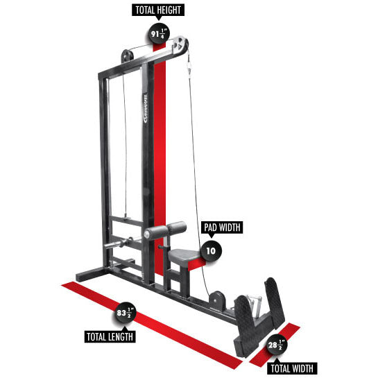 Lat Pulldown / Low Row by Legend Fitness