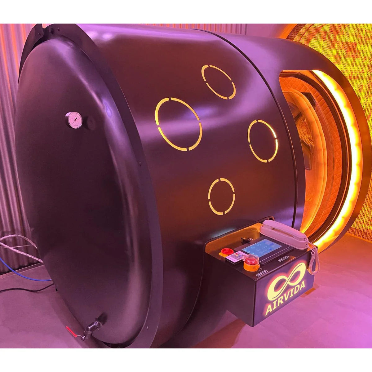 Airvida 2–6 Person Phoenix Multiplace Hyperbaric Chamber (1.0–2.0 ATA) – ASME / PVHO-1 Certified