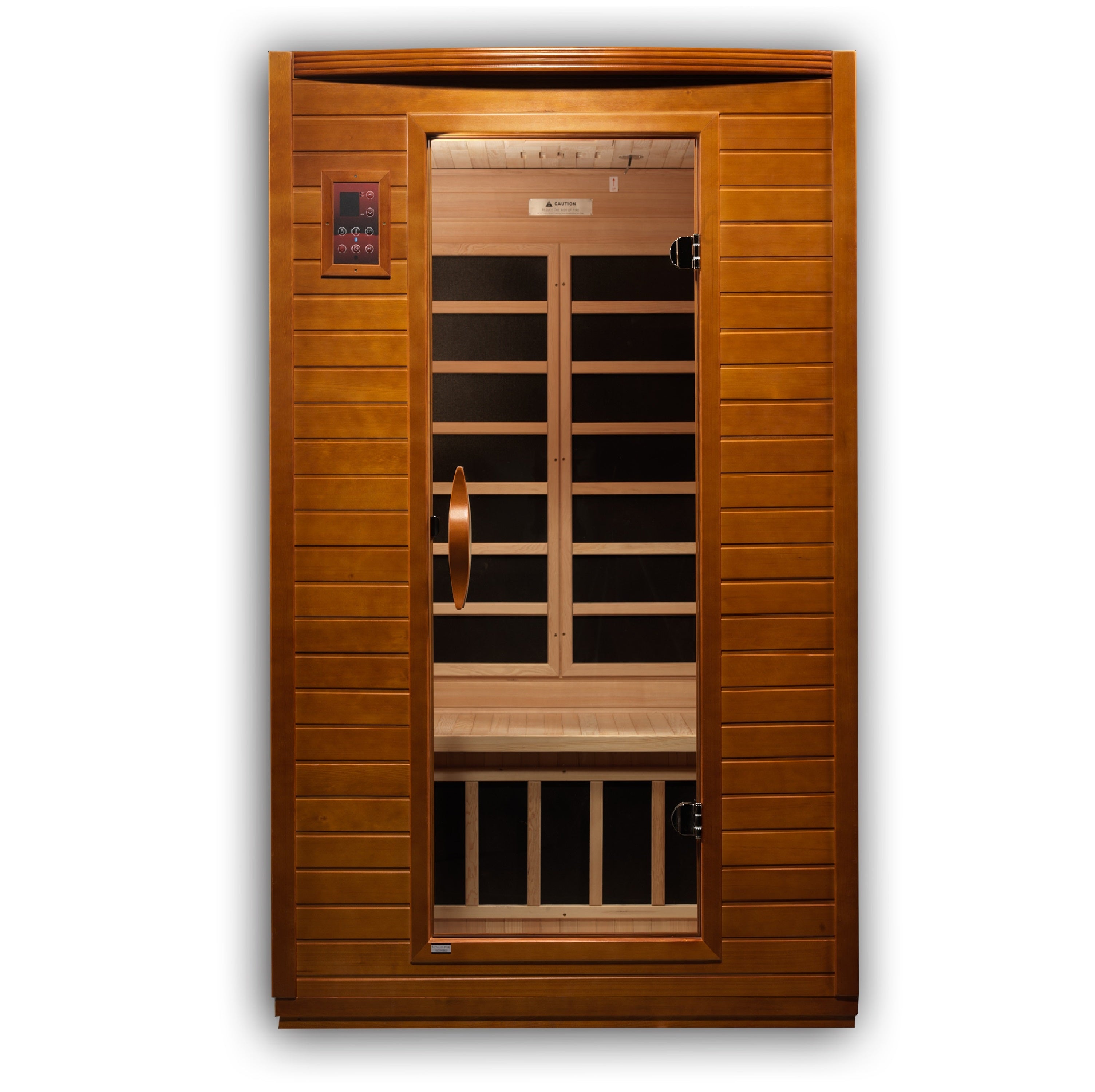 Dynamic Versailles 2-Person Low EMF FAR Infrared Sauna in Canadian Hemlock Wood | DYN-6202-03