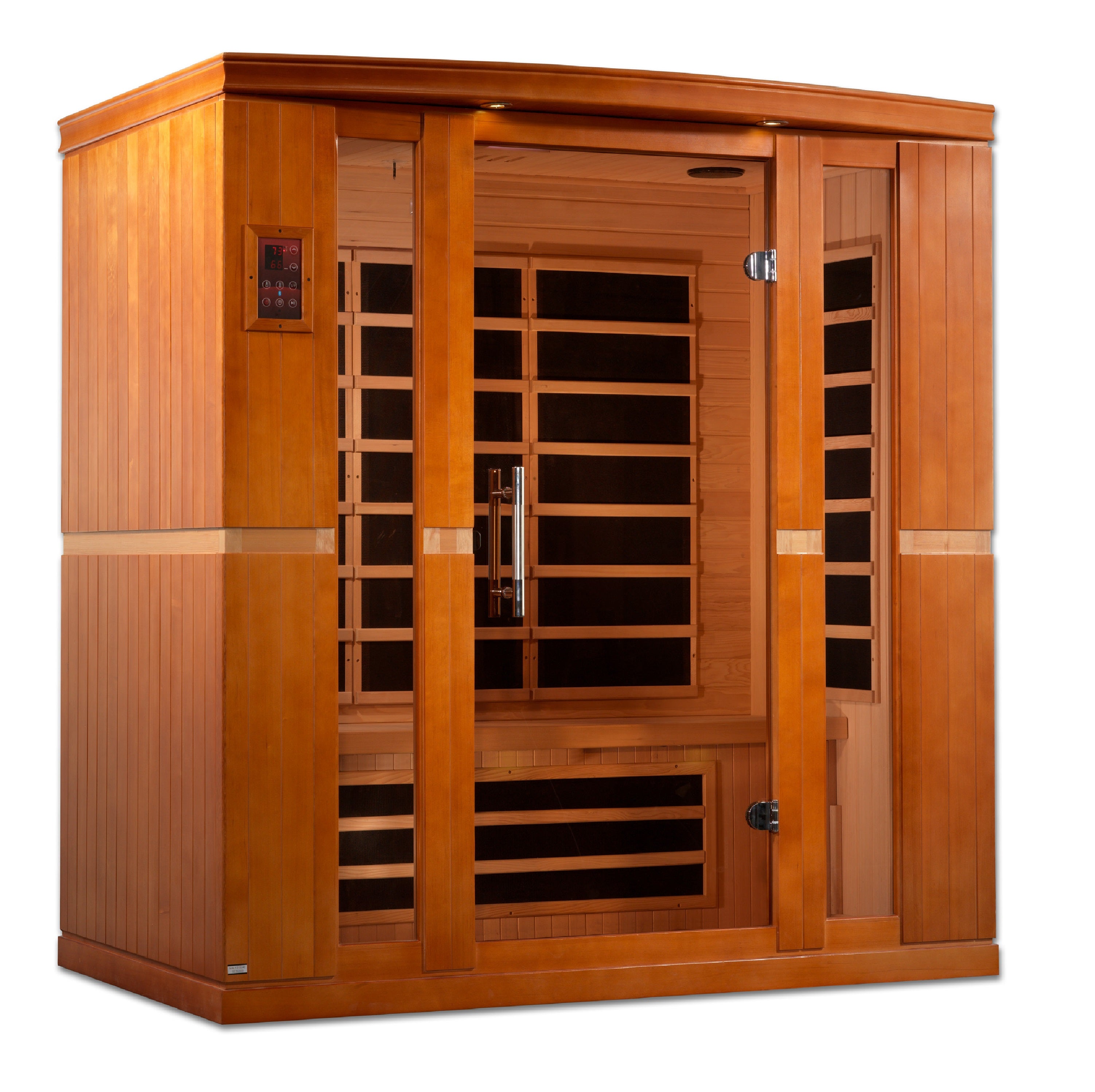 Dynamic Bergamo 4-Person Low EMF FAR Infrared Sauna – Canadian Hemlock