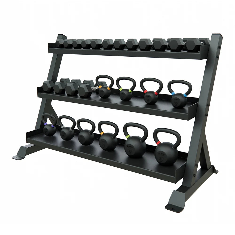 Power Systems Granite Series Multipurpose Rack - Three Tier