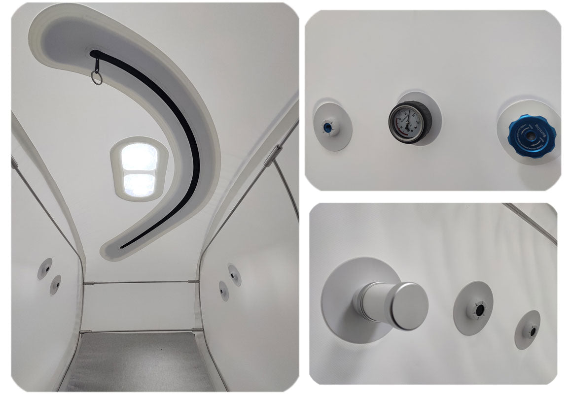 OXYREVO Portable Sitting Hyperbaric Chamber Forward 90