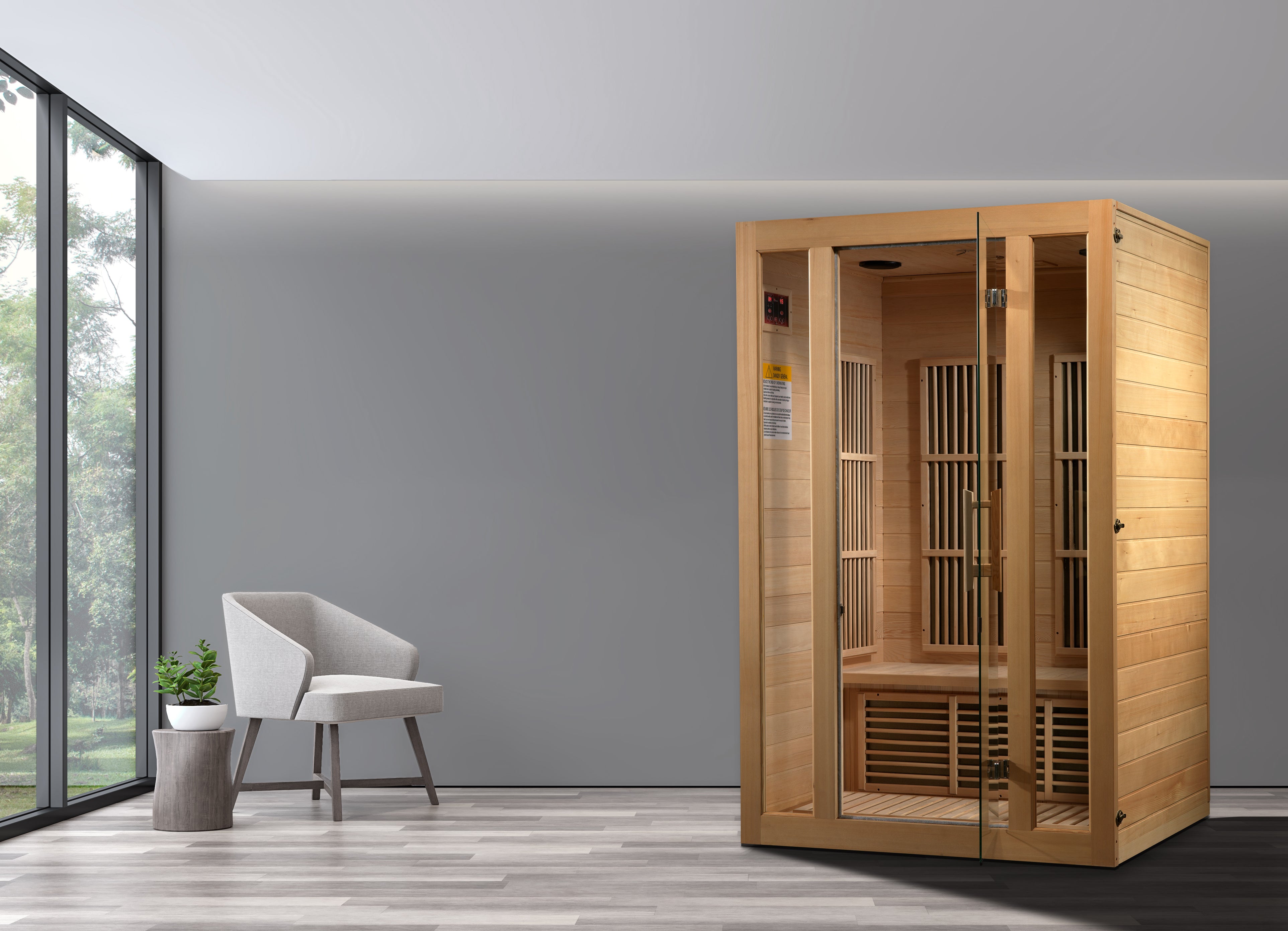 Maxxus Seattle Edition 2-Person Low EMF FAR Infrared Sauna (MX-J206-01)