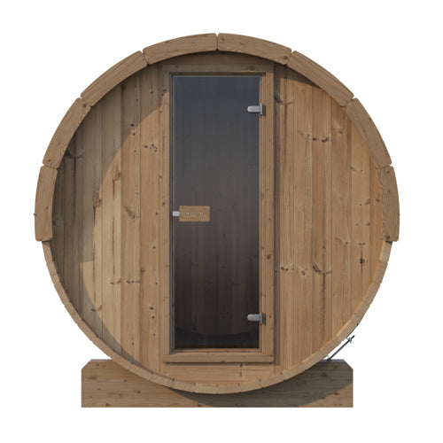 SaunaLife 6-Person E8 ERGO Series Barrel Sauna