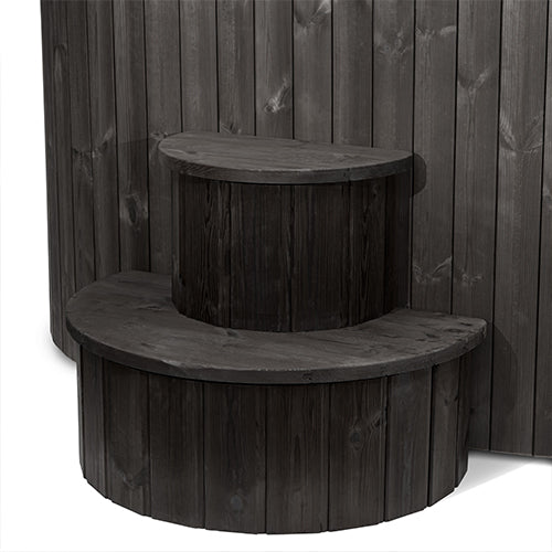 SaunaLife Soak-Series Model S1B 1 Person Cold/Hot Immersion Tub, Black