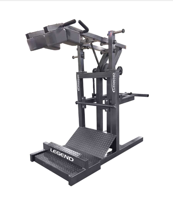 Squat Machine with Calf Blaster by Legend Fitness