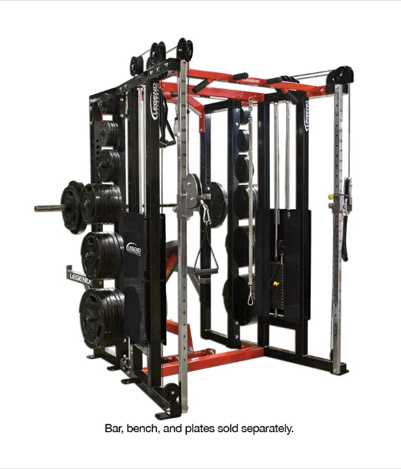 Half Cage / Functional Trainer Combo by Legend Fitness