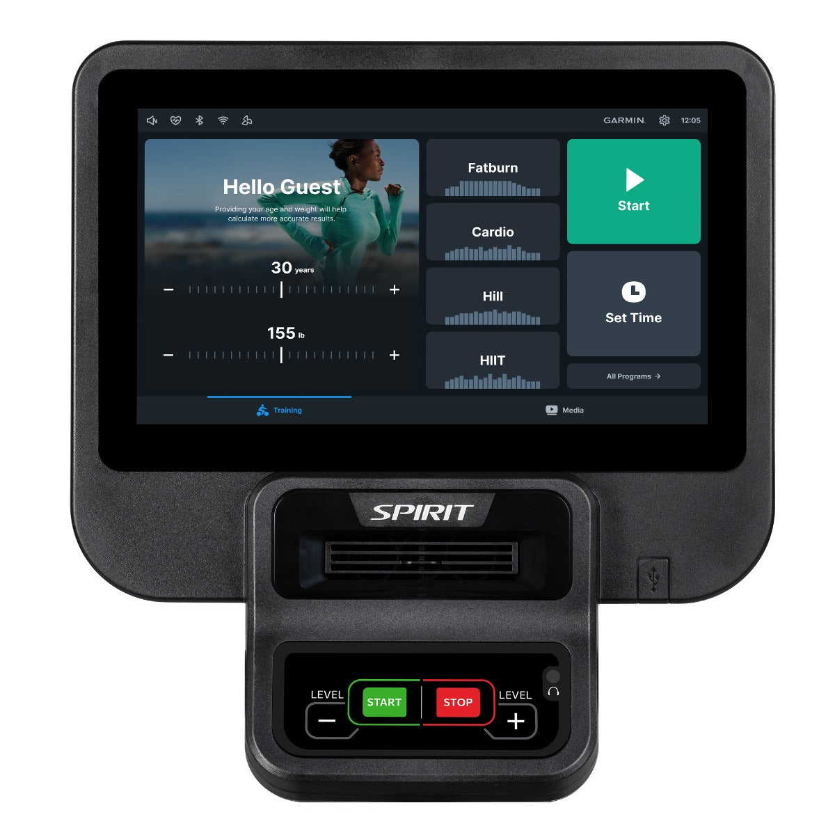 Spirit Fitness CR800ENT Recumbent Bike