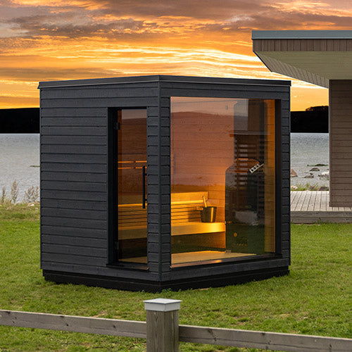 SaunaLife Model G6 Pre Assembled Outdoor Home Sauna