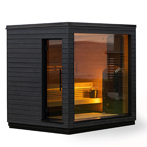 SaunaLife Model G6 Pre Assembled Outdoor Home Sauna