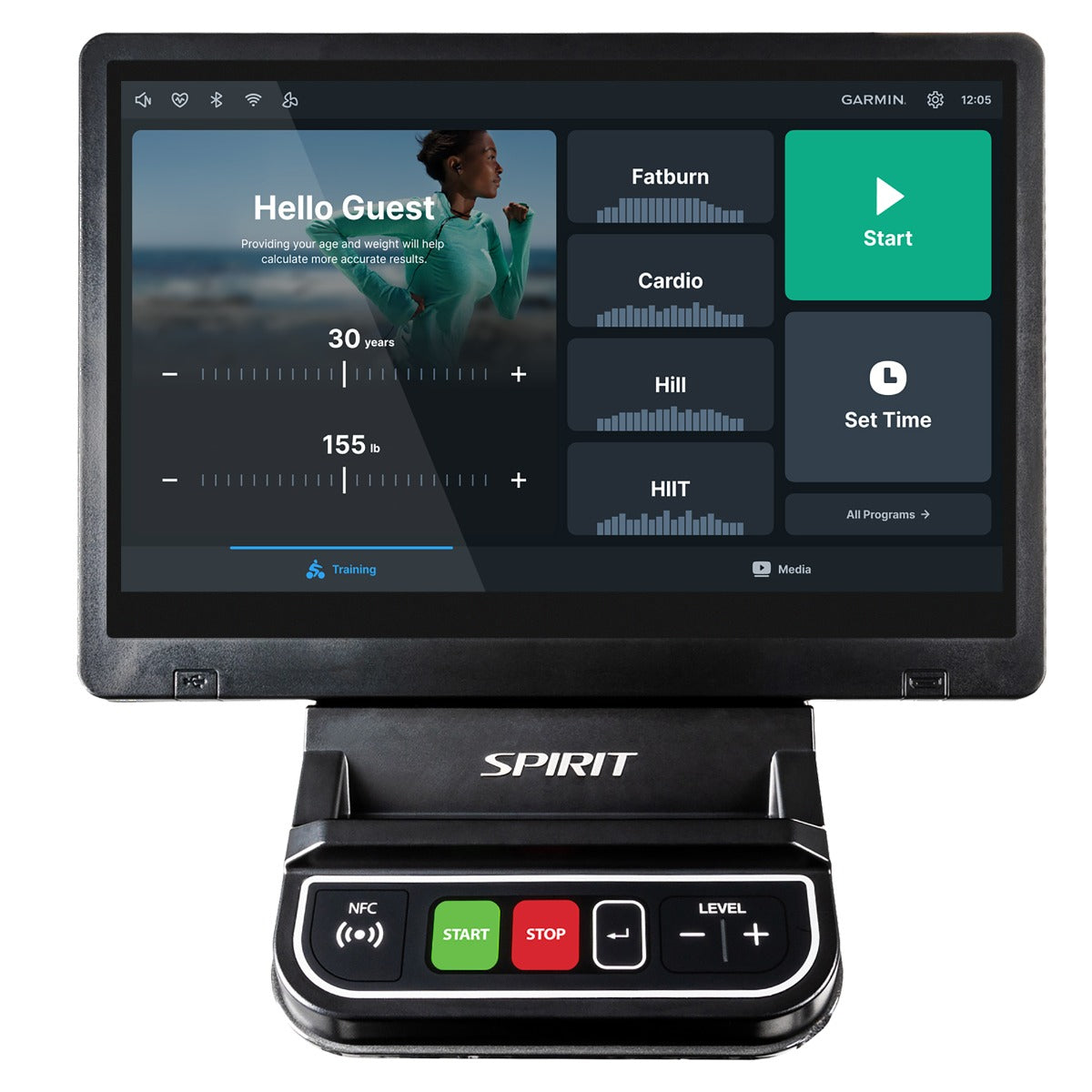 Spirit Fitness CR100O ENT Recumbent Bike