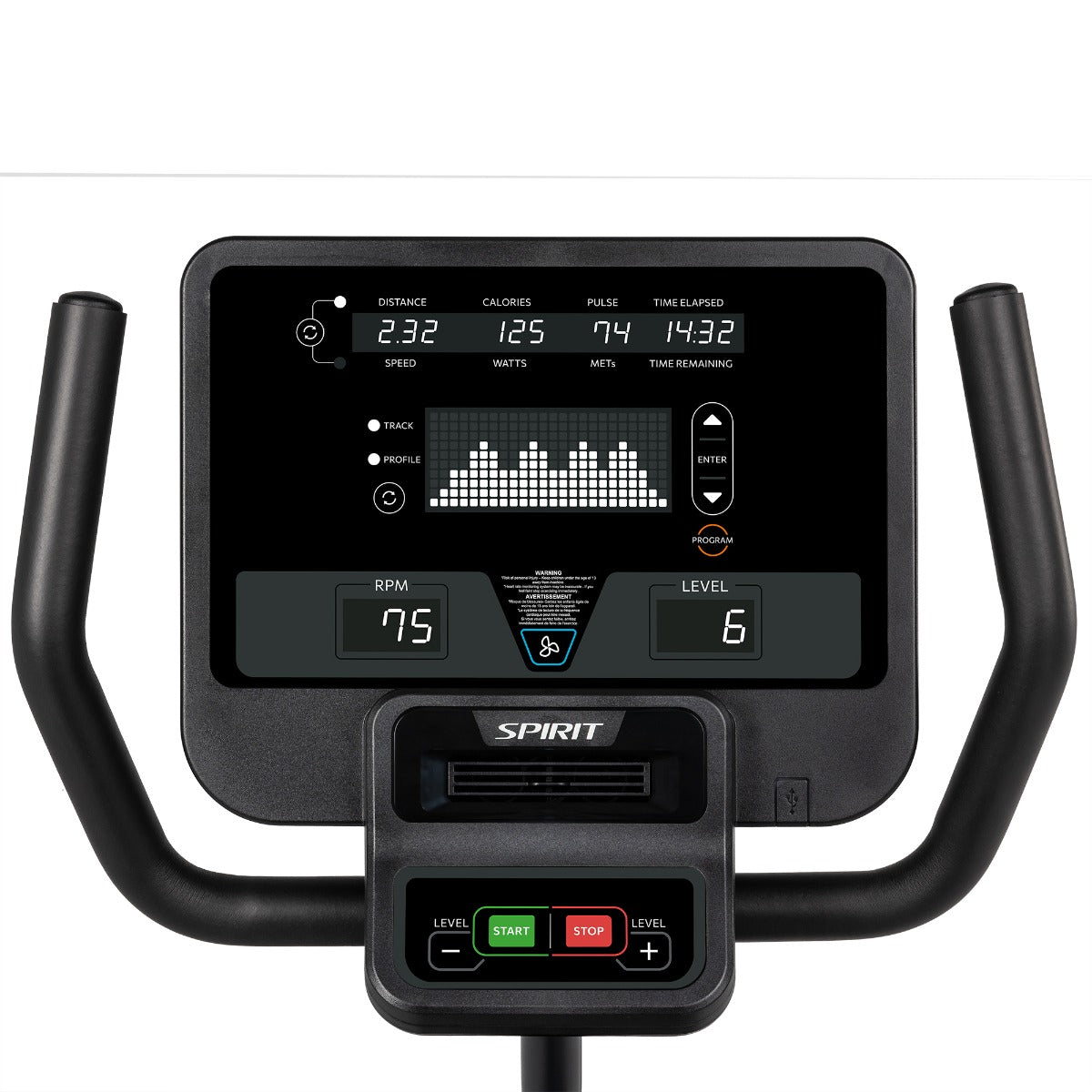 Spirit Fitness CR800 Recumbent Bike