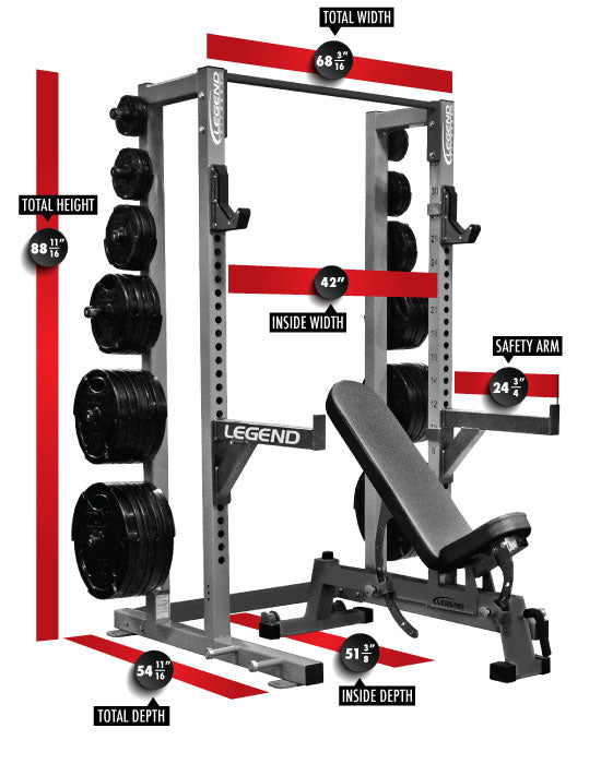 Performance Series Half Cage by Legend Fitness