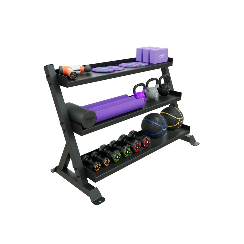 Power Systems Granite Series Multipurpose Rack - Three Tier