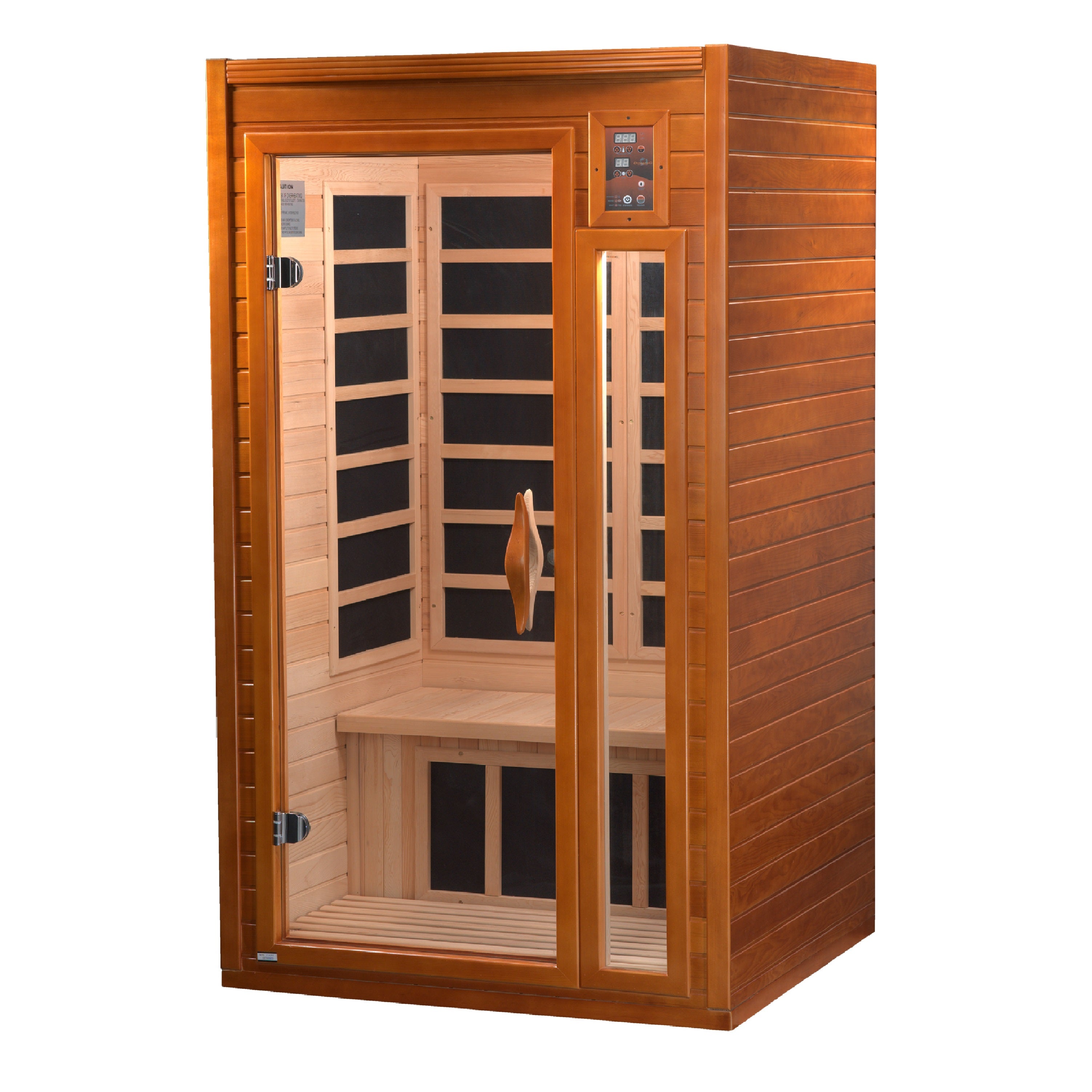 Dynamic Barcelona Elite 1–2 Person Ultra Low EMF Infrared Sauna – Canadian Hemlock