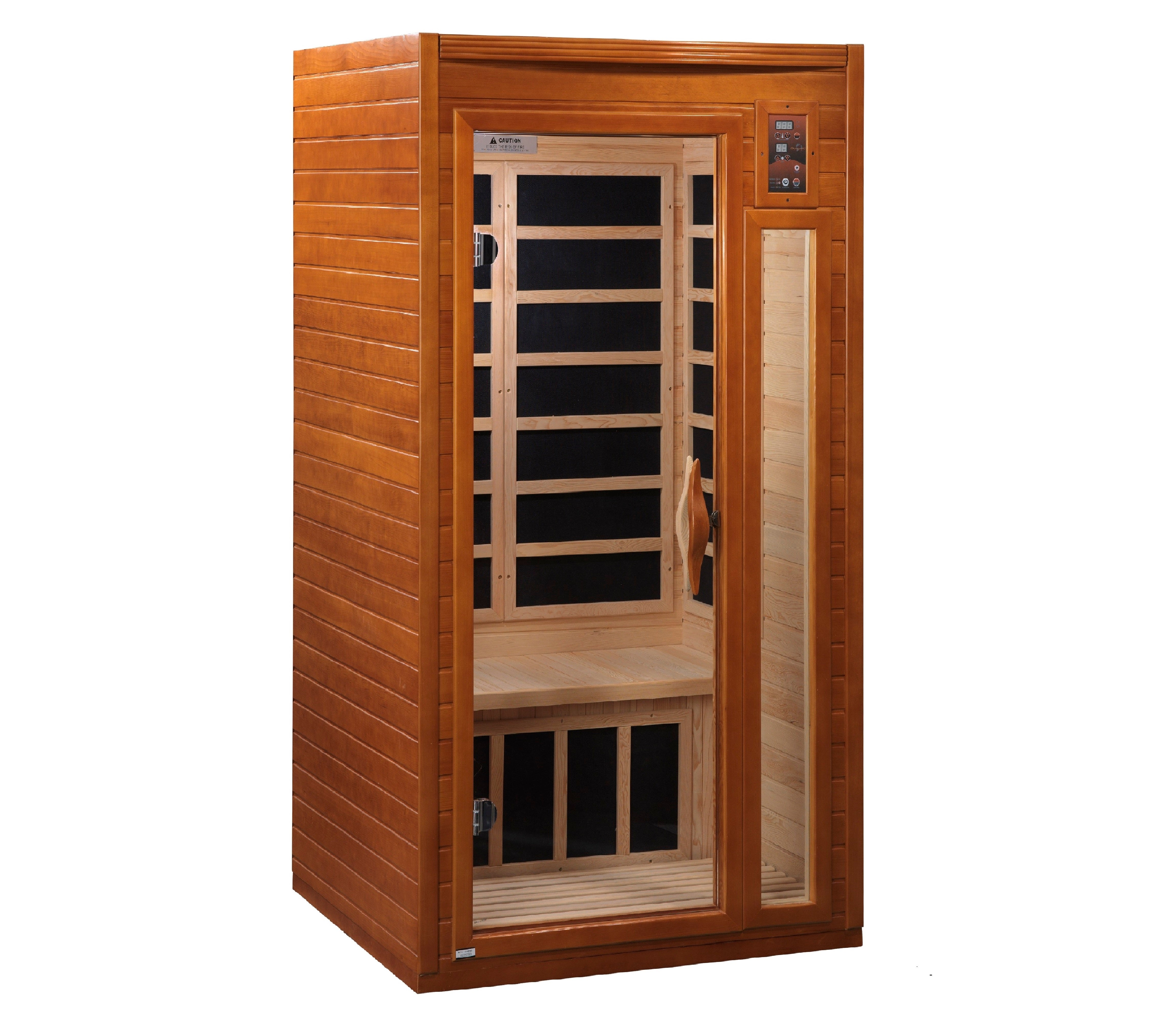 Dynamic Barcelona Elite 1–2 Person Ultra Low EMF Infrared Sauna – Canadian Hemlock