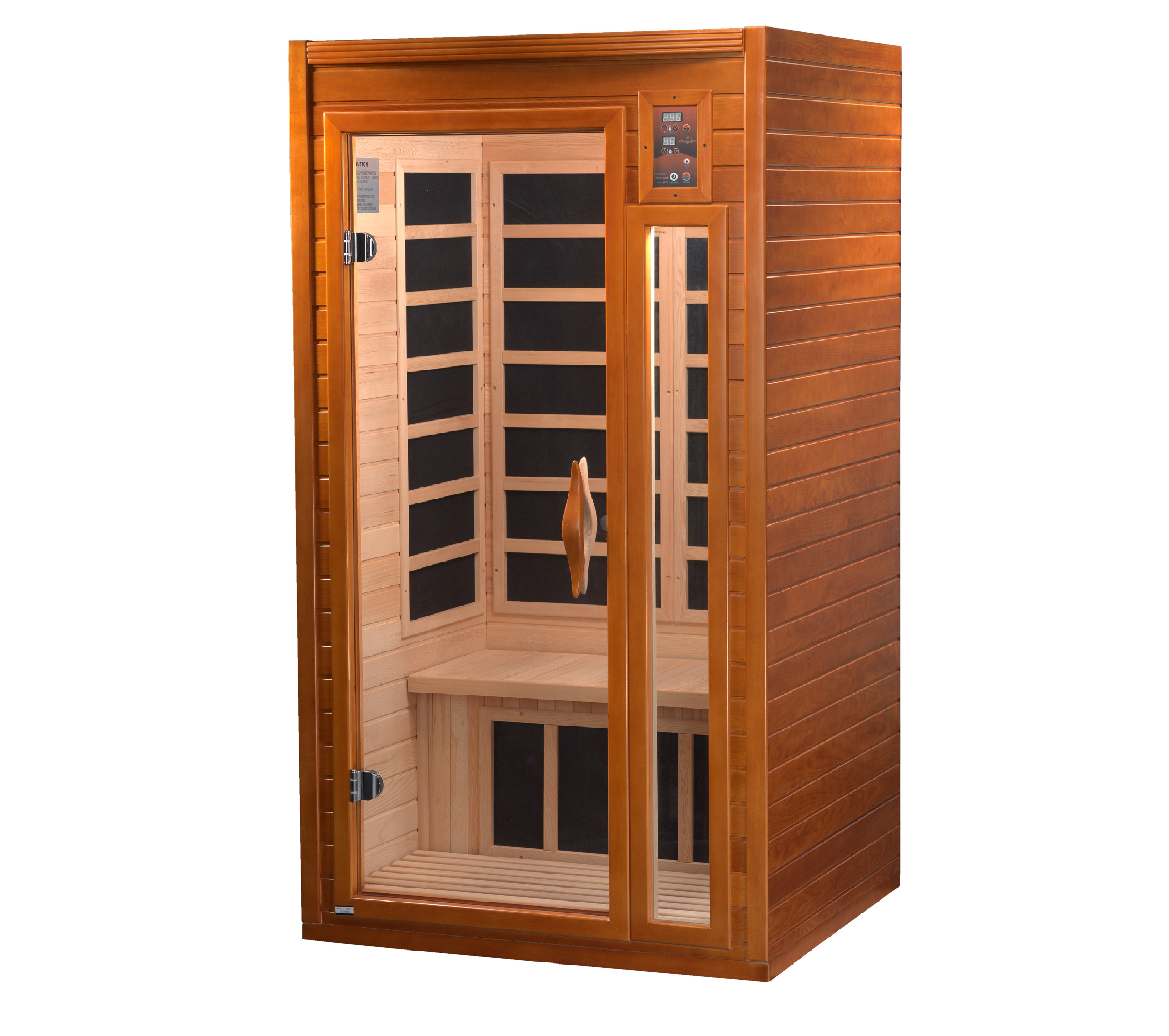 Dynamic Barcelona Elite 1–2 Person Ultra Low EMF Infrared Sauna – Canadian Hemlock