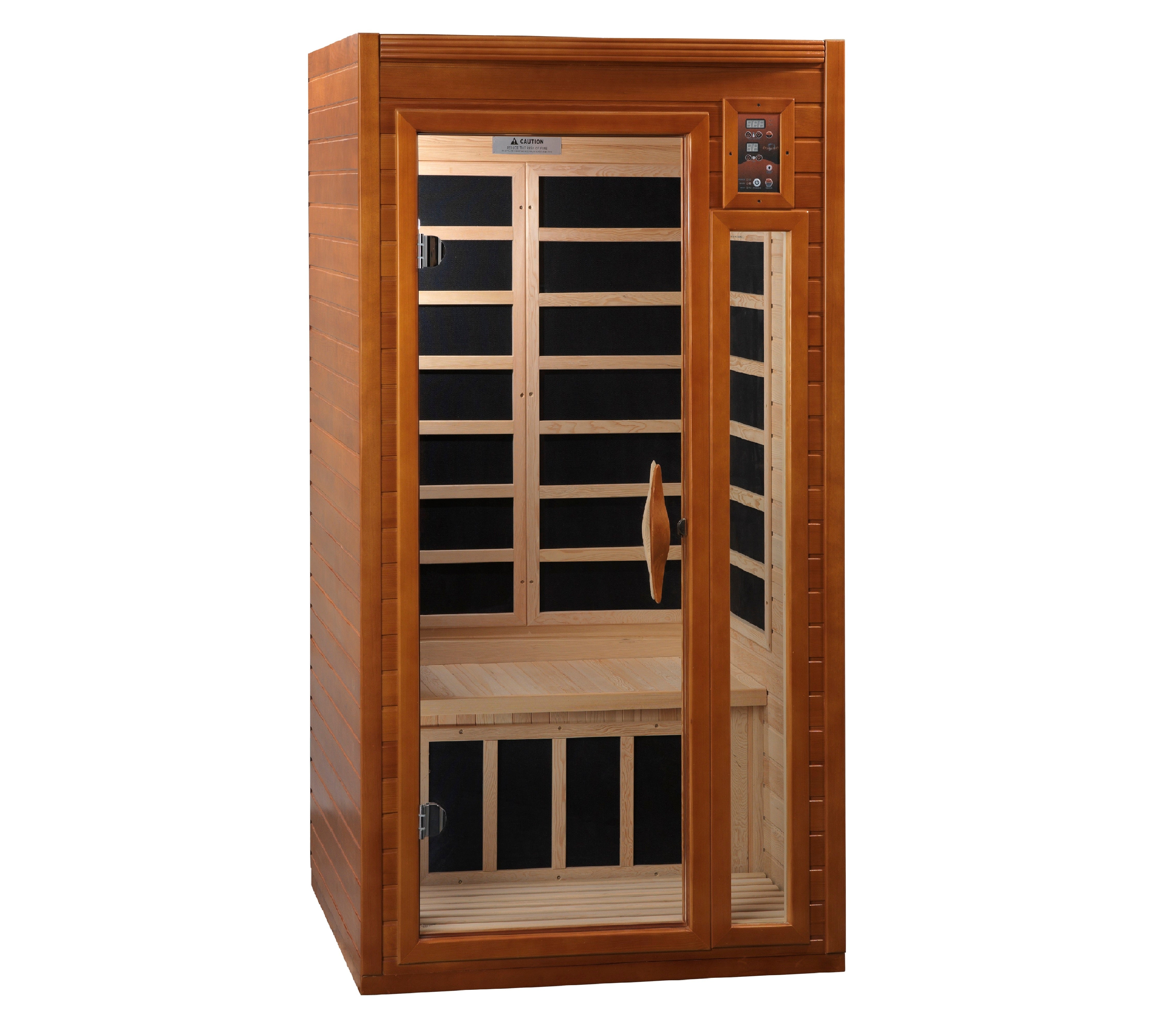 Dynamic Barcelona Elite 1–2 Person Ultra Low EMF Infrared Sauna – Canadian Hemlock