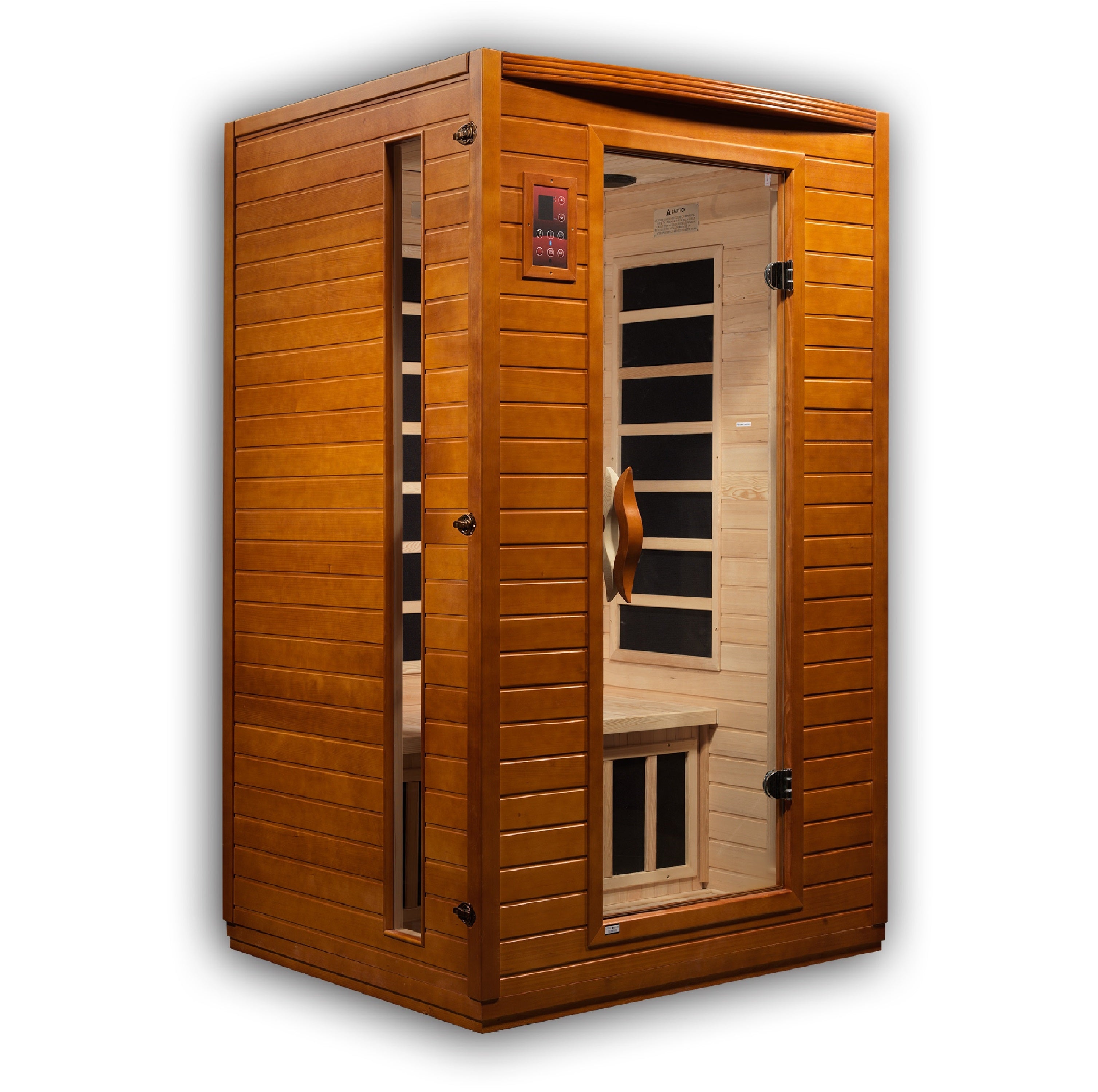 Dynamic Versailles 2-Person Low EMF FAR Infrared Sauna in Canadian Hemlock Wood | DYN-6202-03