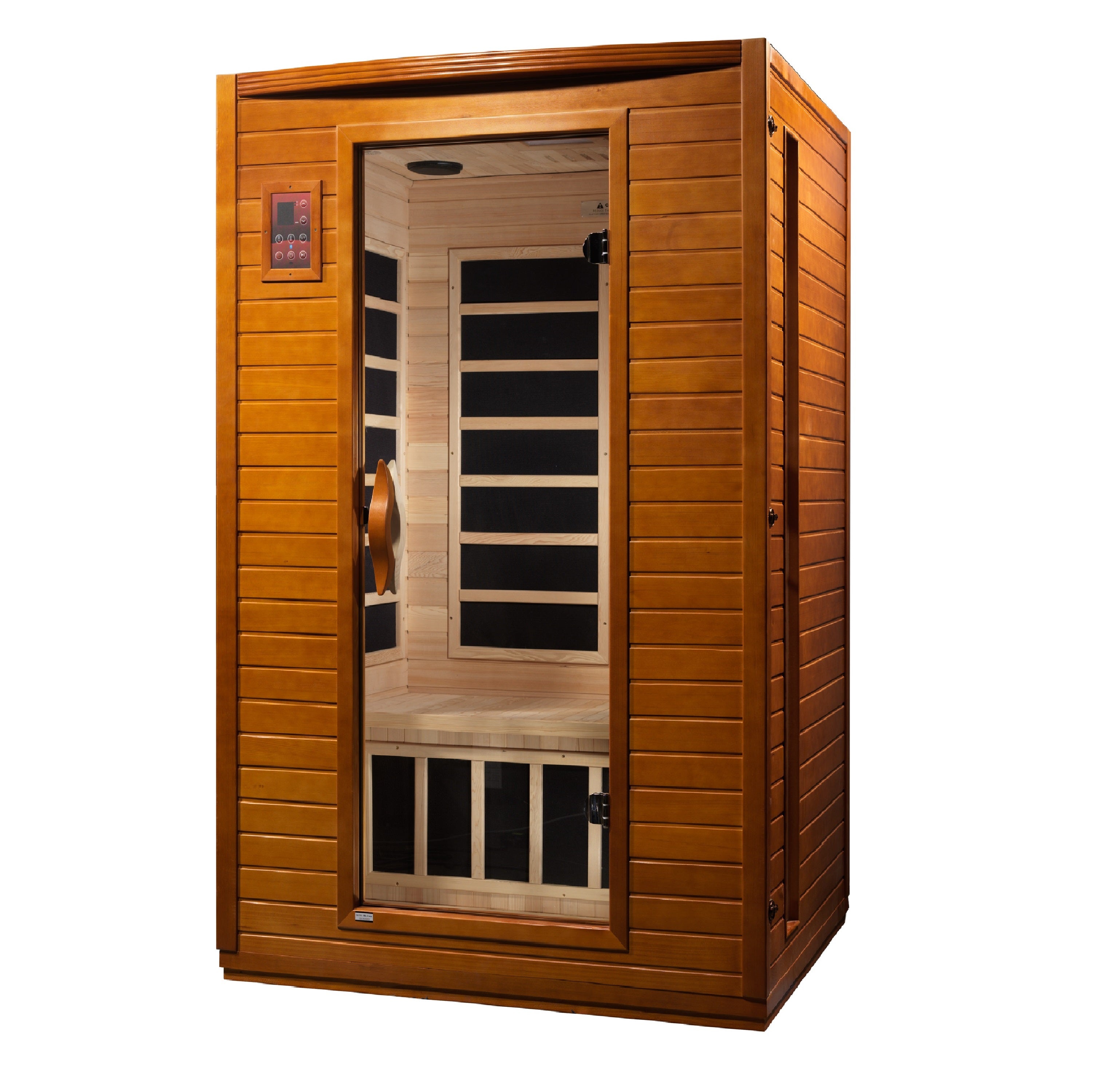 Dynamic Versailles 2-Person Low EMF FAR Infrared Sauna in Canadian Hemlock Wood | DYN-6202-03