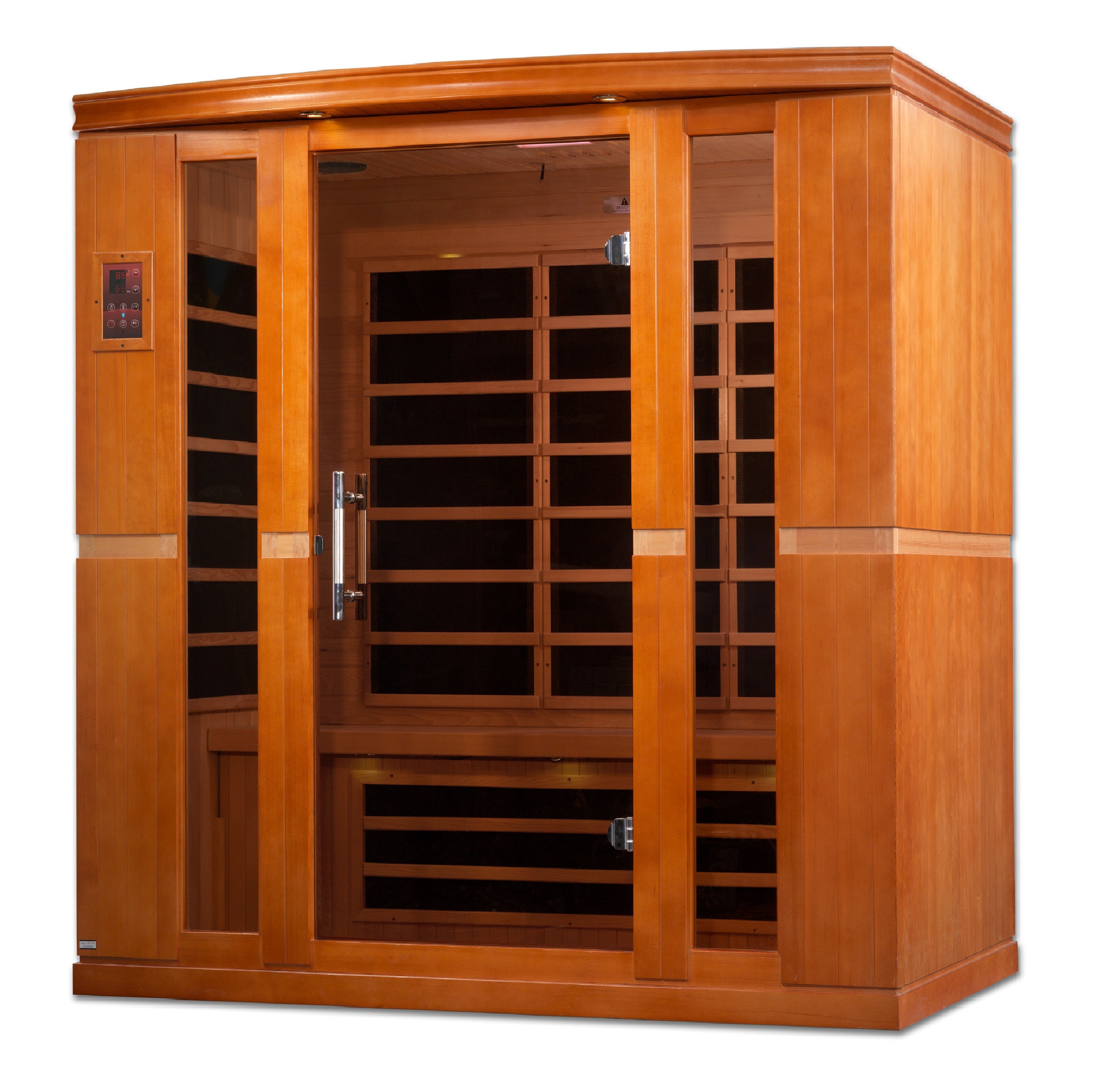Dynamic Bergamo 4-Person Low EMF FAR Infrared Sauna – Canadian Hemlock