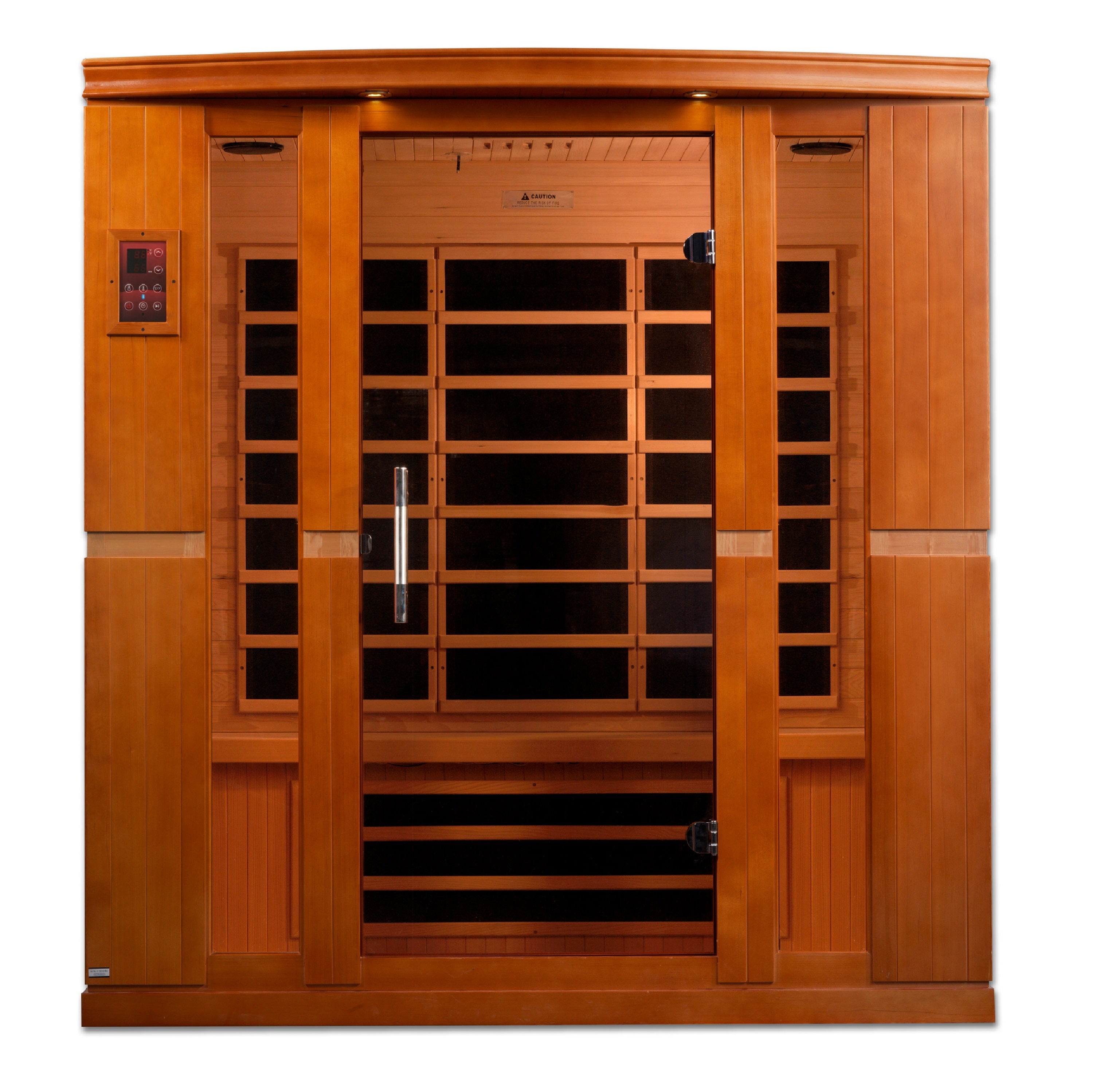 Dynamic Bergamo 4-Person Low EMF FAR Infrared Sauna – Canadian Hemlock