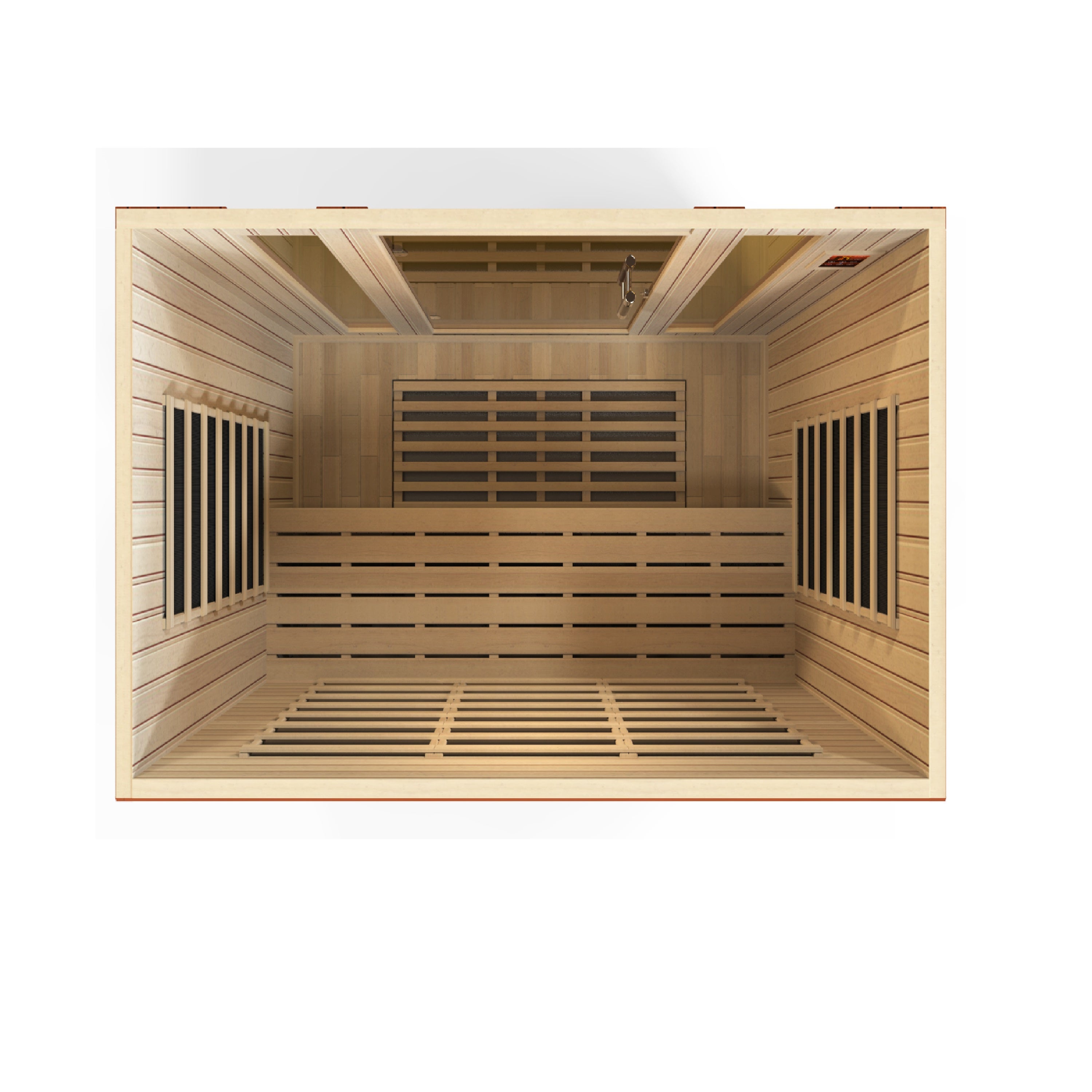 Dynamic Bergamo 4-Person Low EMF FAR Infrared Sauna – Canadian Hemlock