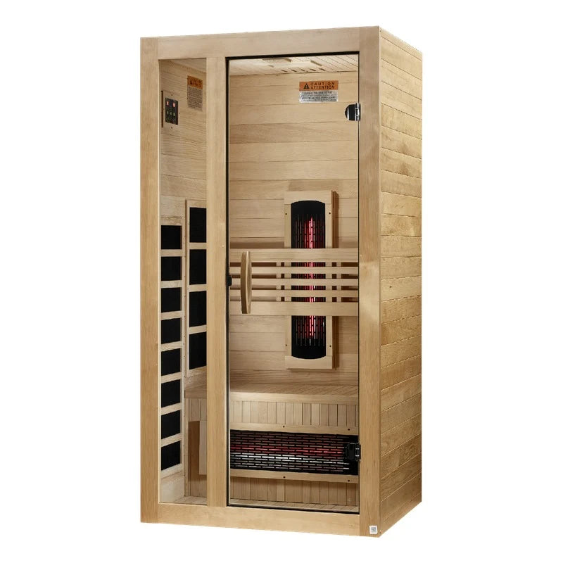 Dynamic Gracia 1–2 Person Full Spectrum Near Zero EMF FAR Infrared Sauna (DYN-6119-03 FS)