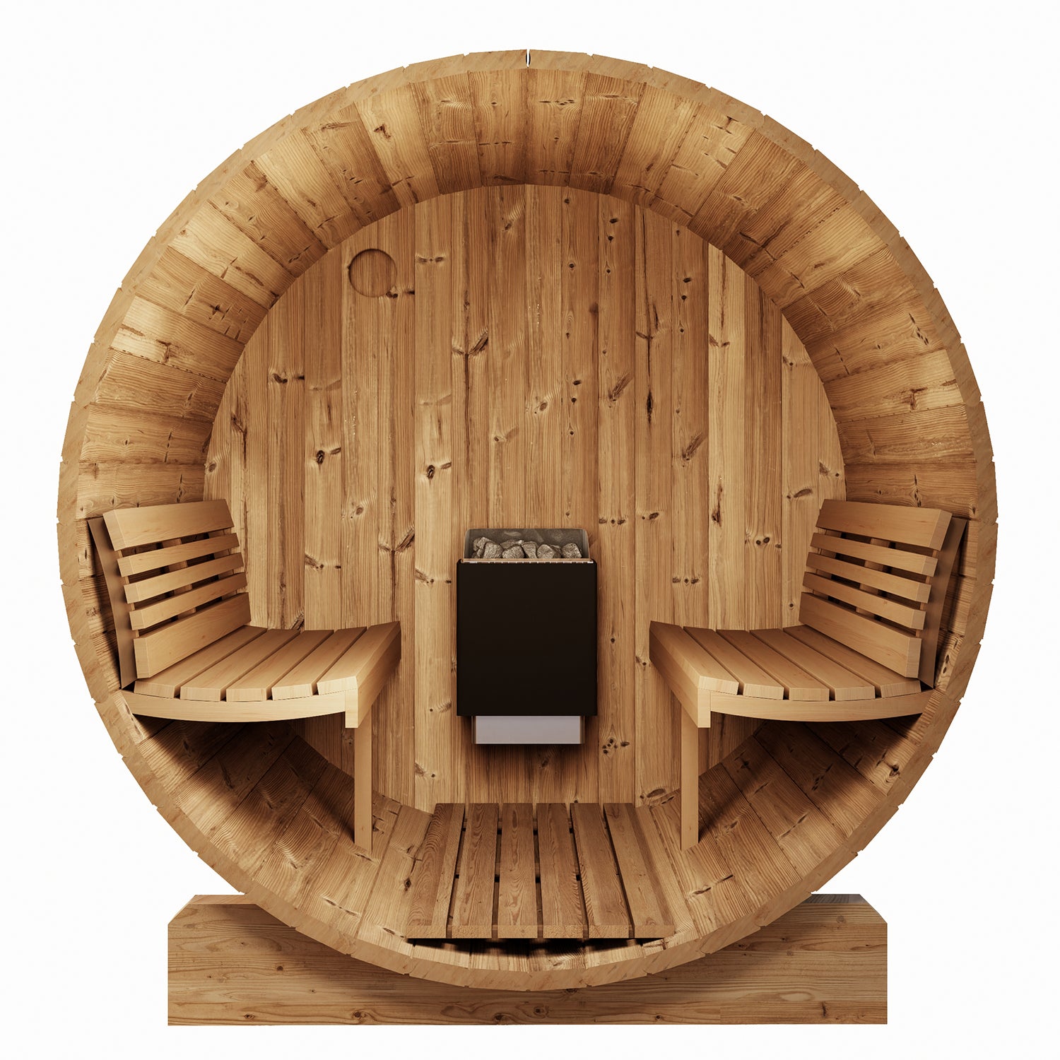 SaunaLife 6-Person E8 ERGO Series Barrel Sauna
