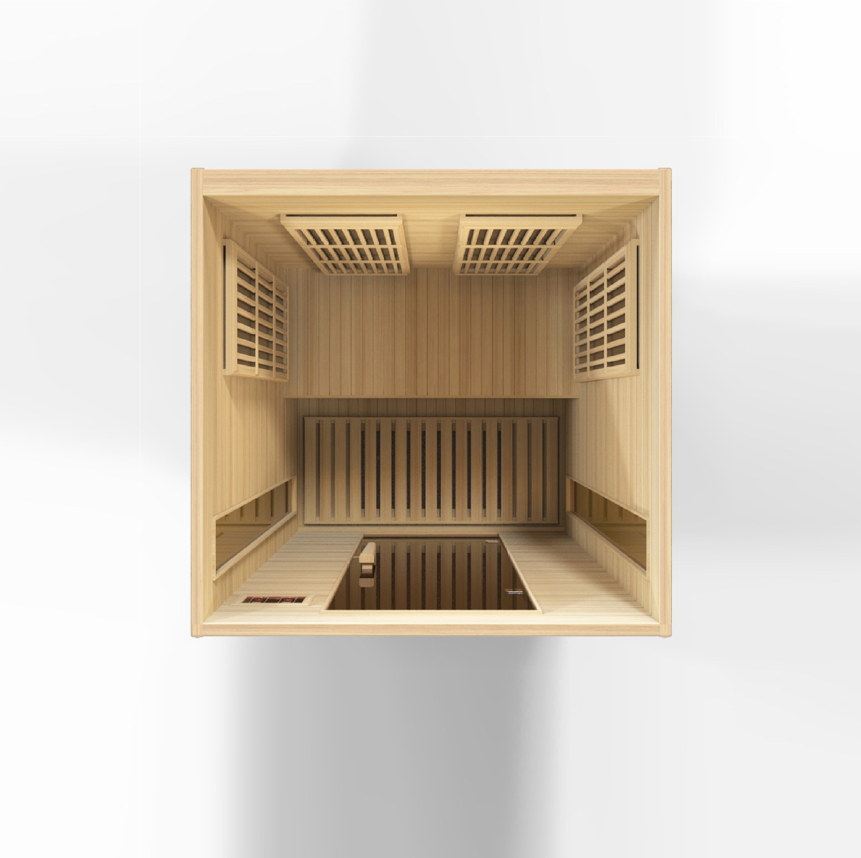 Maxxus 2 Person Low EMF FAR Infrared Sauna – Canadian Hemlock (MX-K206-01)