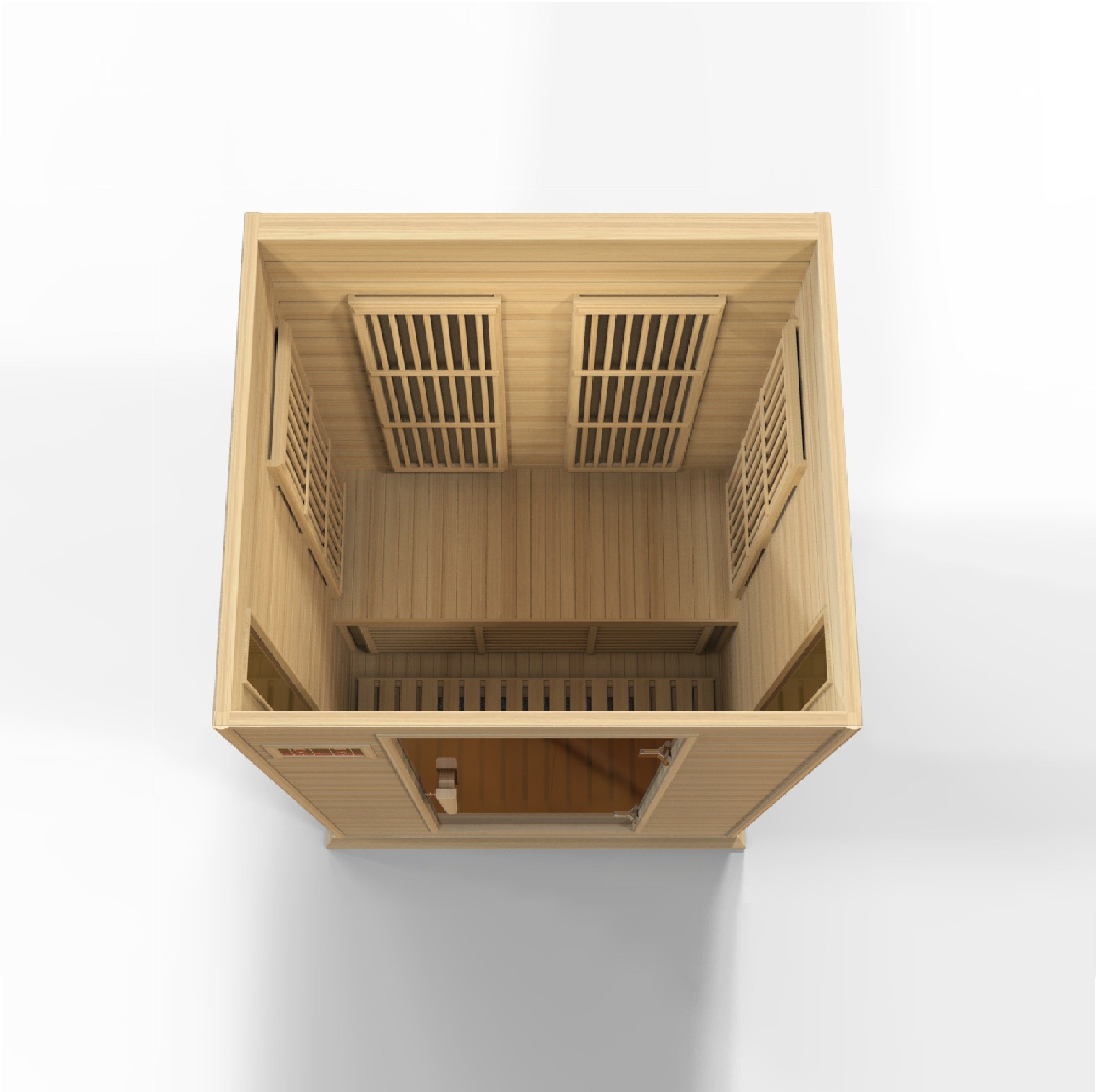 Maxxus 2 Person Low EMF FAR Infrared Sauna – Canadian Hemlock (MX-K206-01)