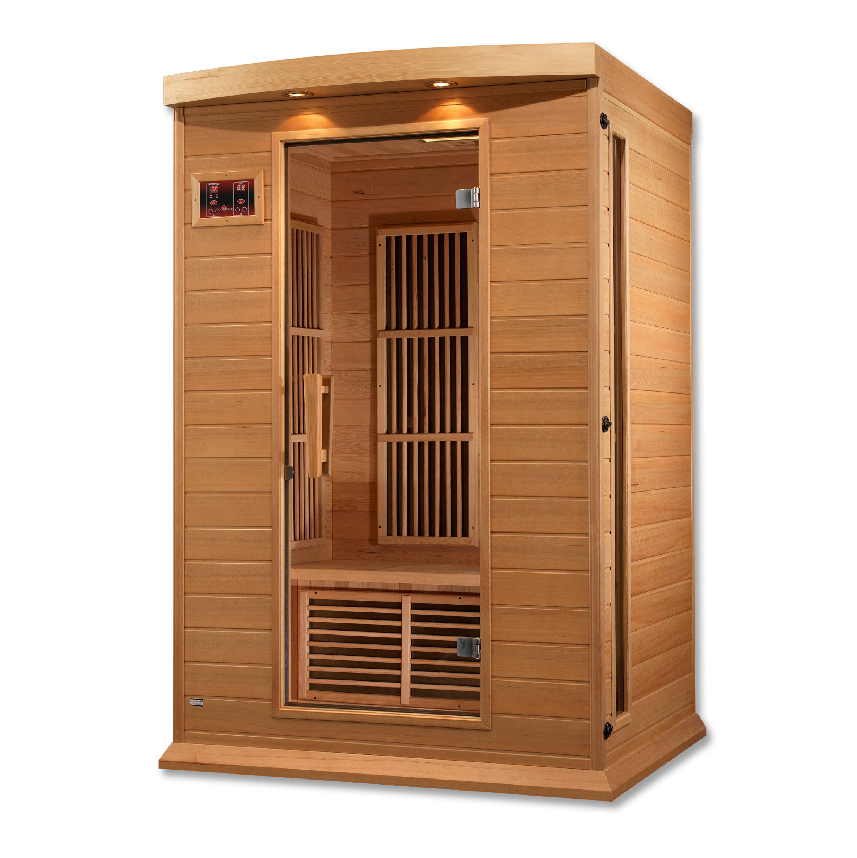 Maxxus 2 Person Low EMF FAR Infrared Sauna – Canadian Hemlock (MX-K206-01)