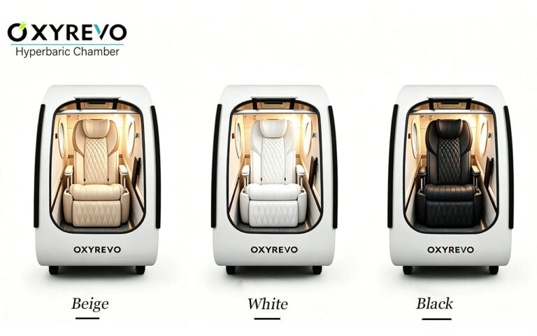 OXYREVO Space 60 Pro 1.5-2.0ATA Hard Sitting Hyperbaric Chamber - Brand New