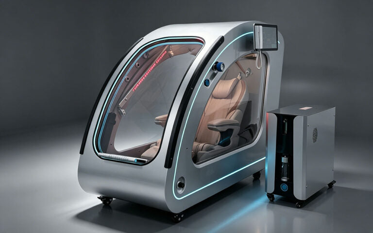 OXYREVO Space 60 Pro 1.5-2.0ATA Hard Sitting Hyperbaric Chamber - Brand New