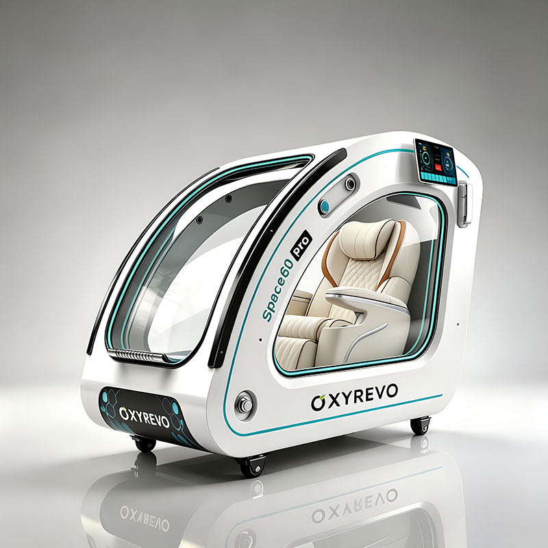 OXYREVO Space 60 Pro 1.5-2.0ATA Hard Sitting Hyperbaric Chamber - Brand New