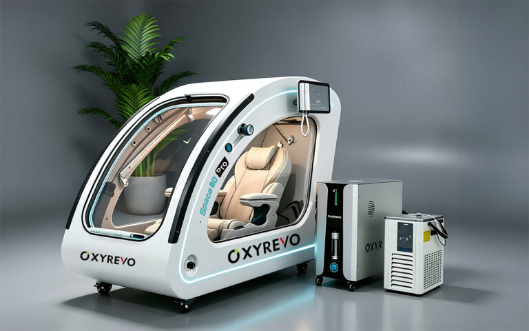 OXYREVO Space 60 Pro 1.5-2.0ATA Hard Sitting Hyperbaric Chamber - Brand New