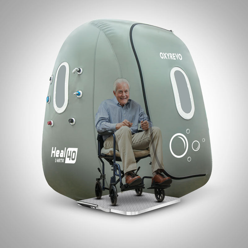 OXYREVO Heal40 1.4 ATA Wheelchair Hyperbaric Chamber