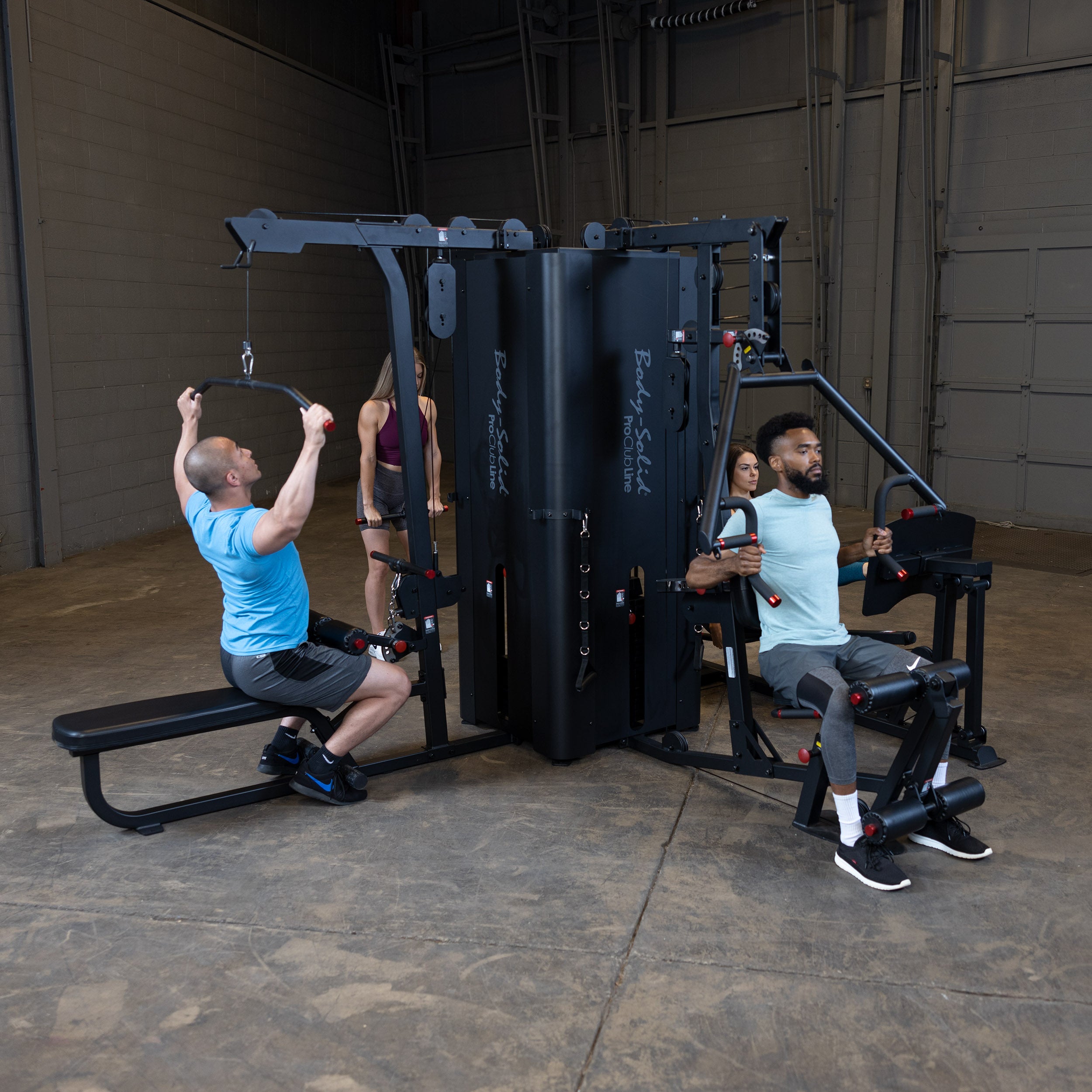 BodySolid Pro ClubLine S1000 Four-Stack Gym