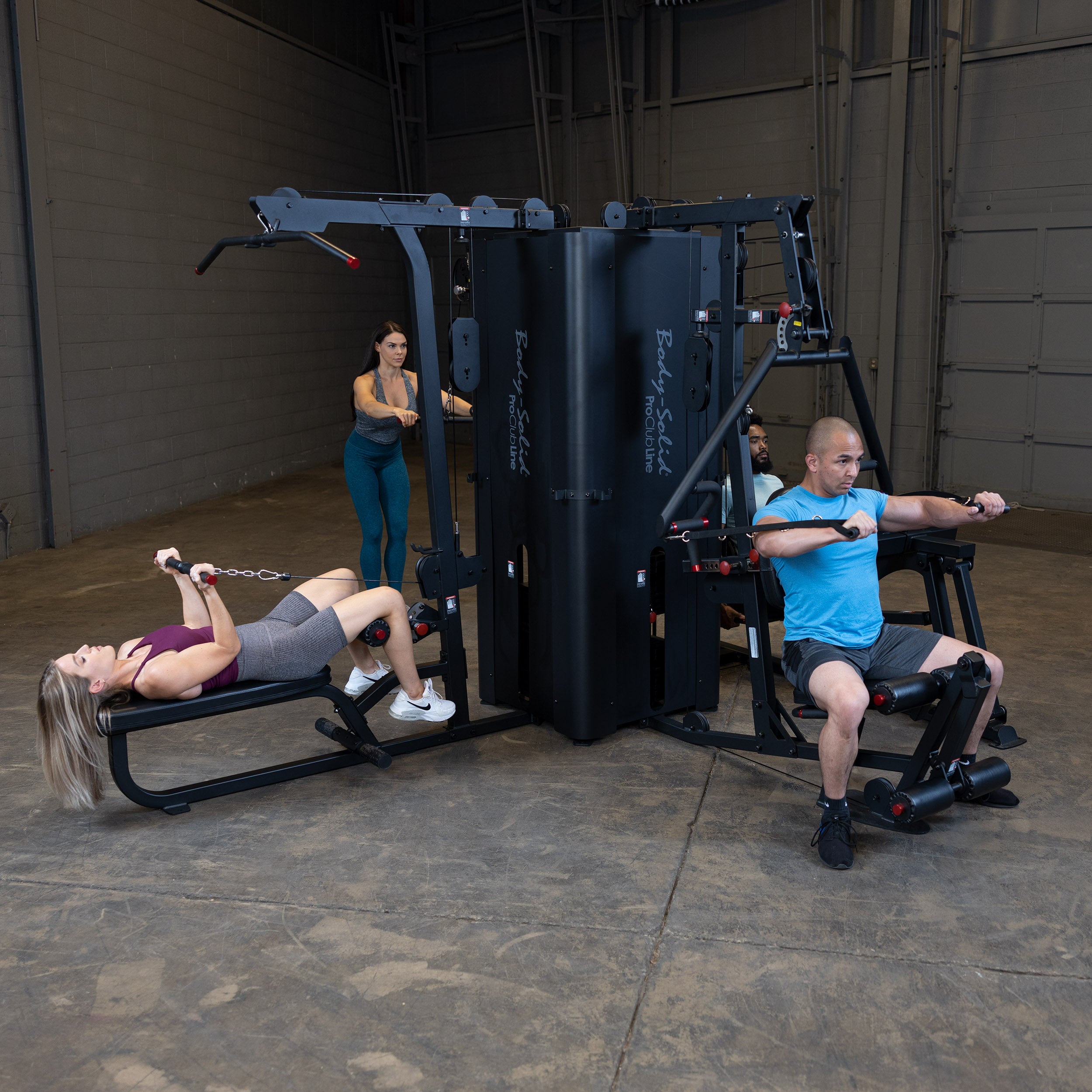 BodySolid Pro ClubLine S1000 Four-Stack Gym