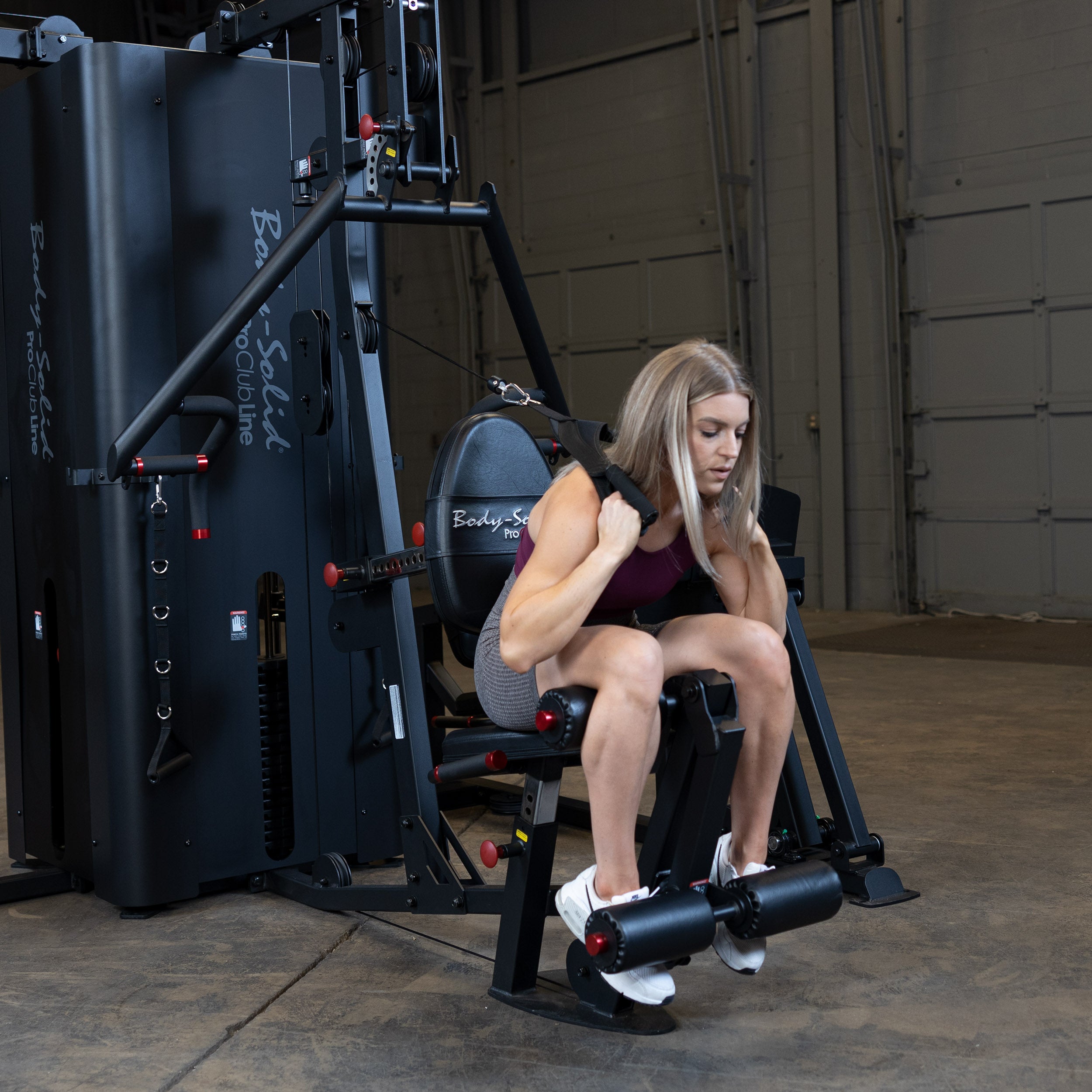 BodySolid Pro Clubline S1000 Four-Stack Gym