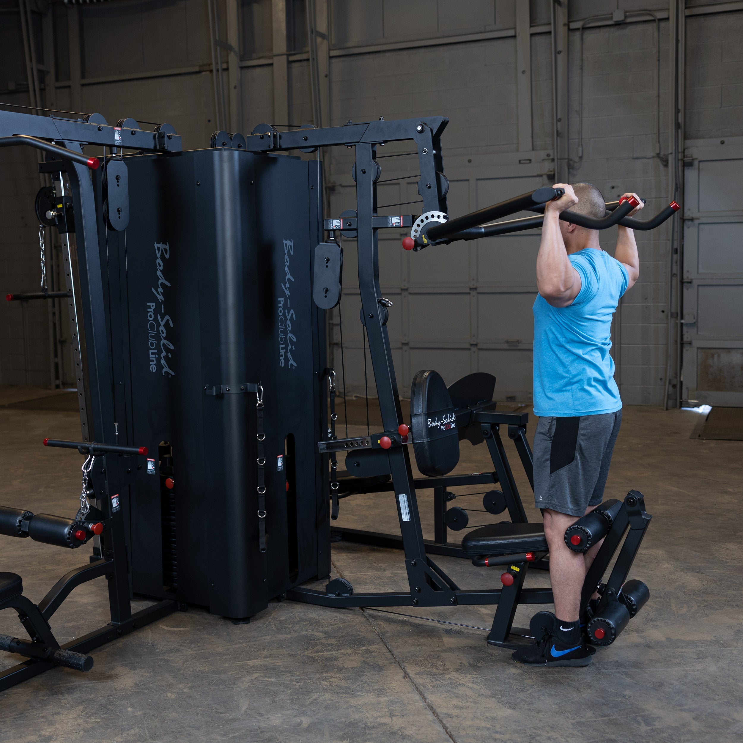 BodySolid Pro ClubLine S1000 Four-Stack Gym