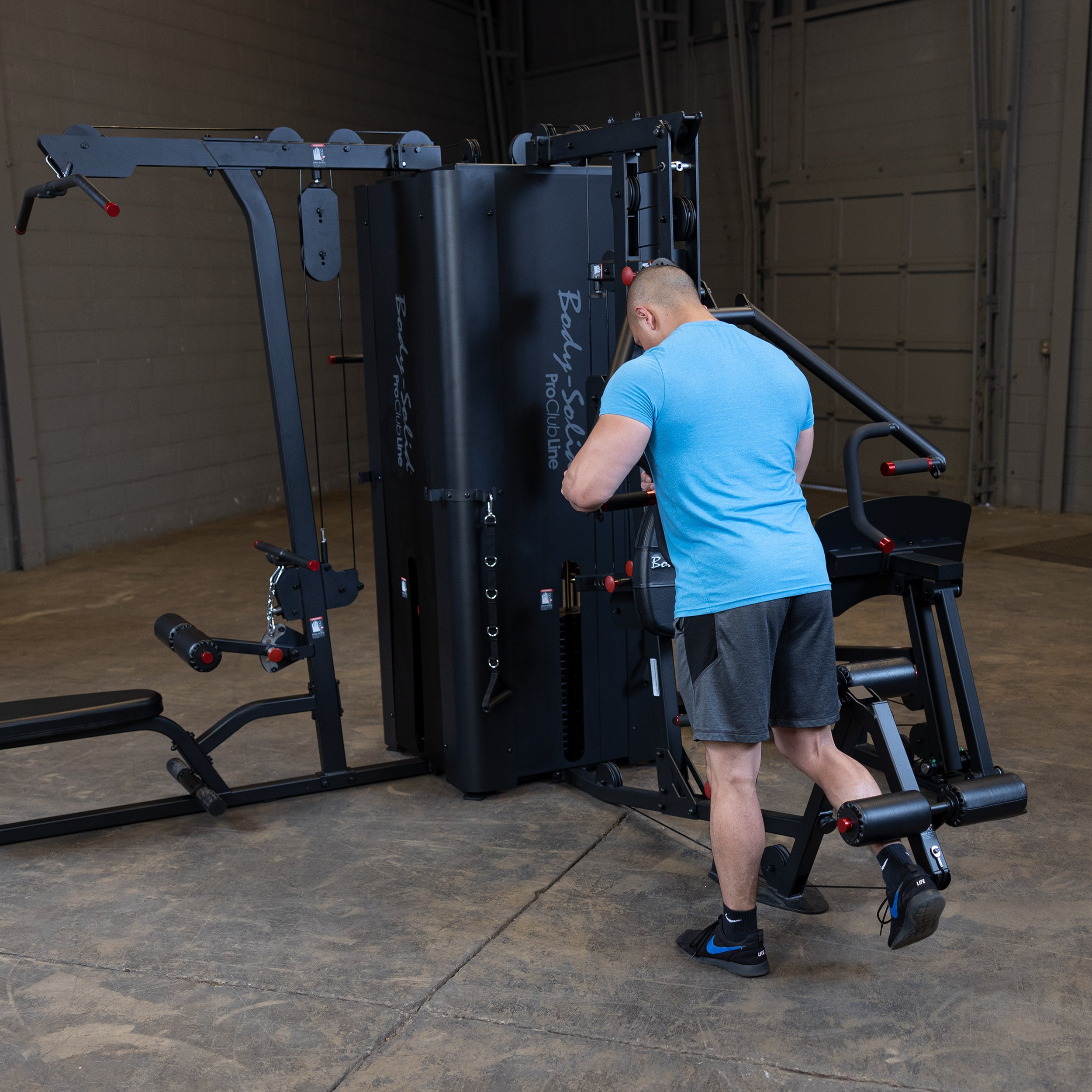 BodySolid Pro Clubline S1000 Four-Stack Gym