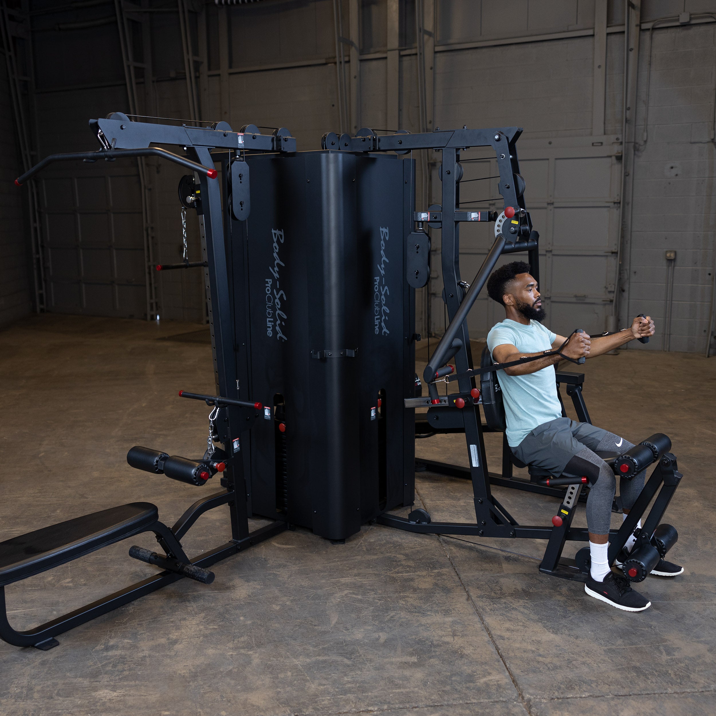 BodySolid Pro ClubLine S1000 Four-Stack Gym