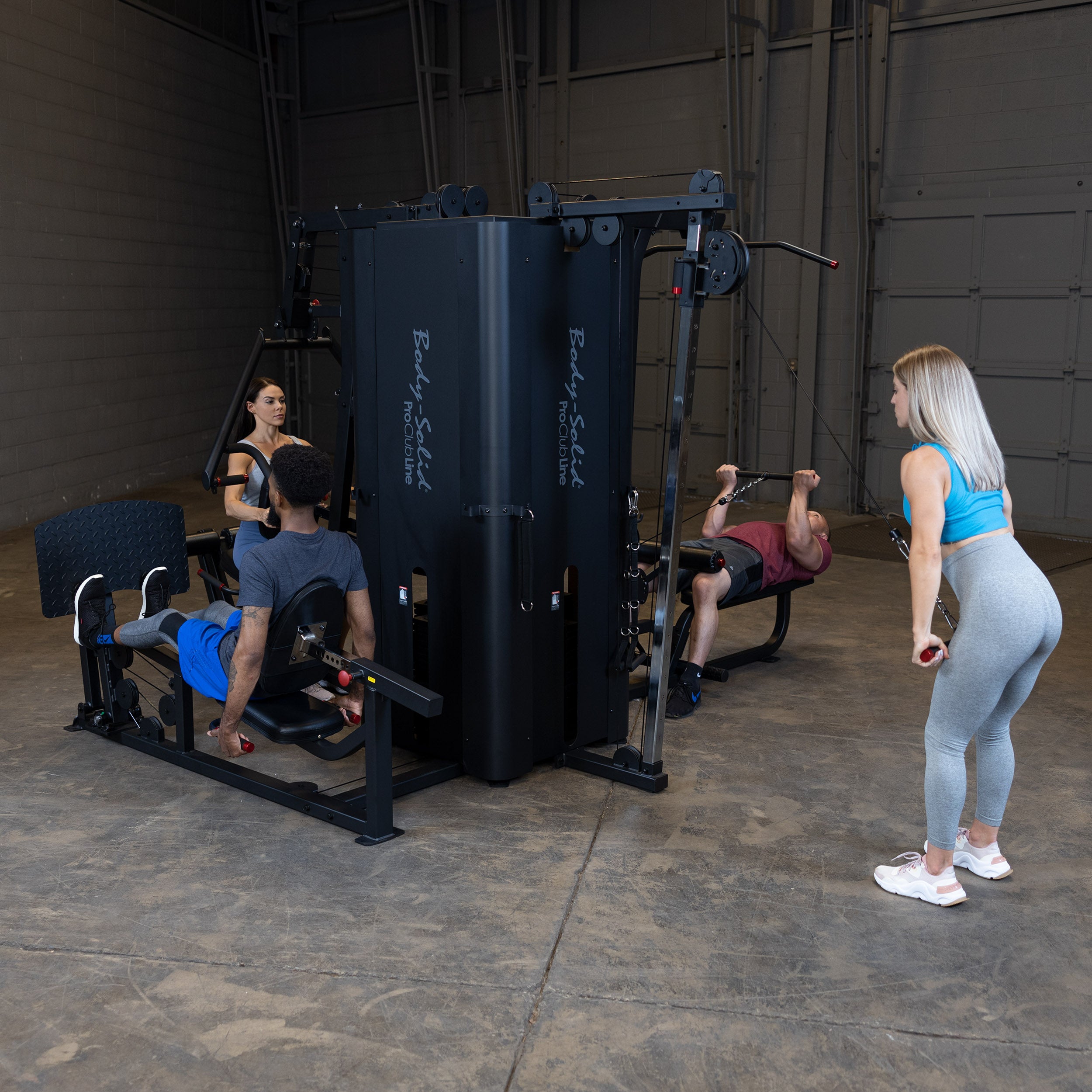 BodySolid Pro ClubLine S1000 Four-Stack Gym