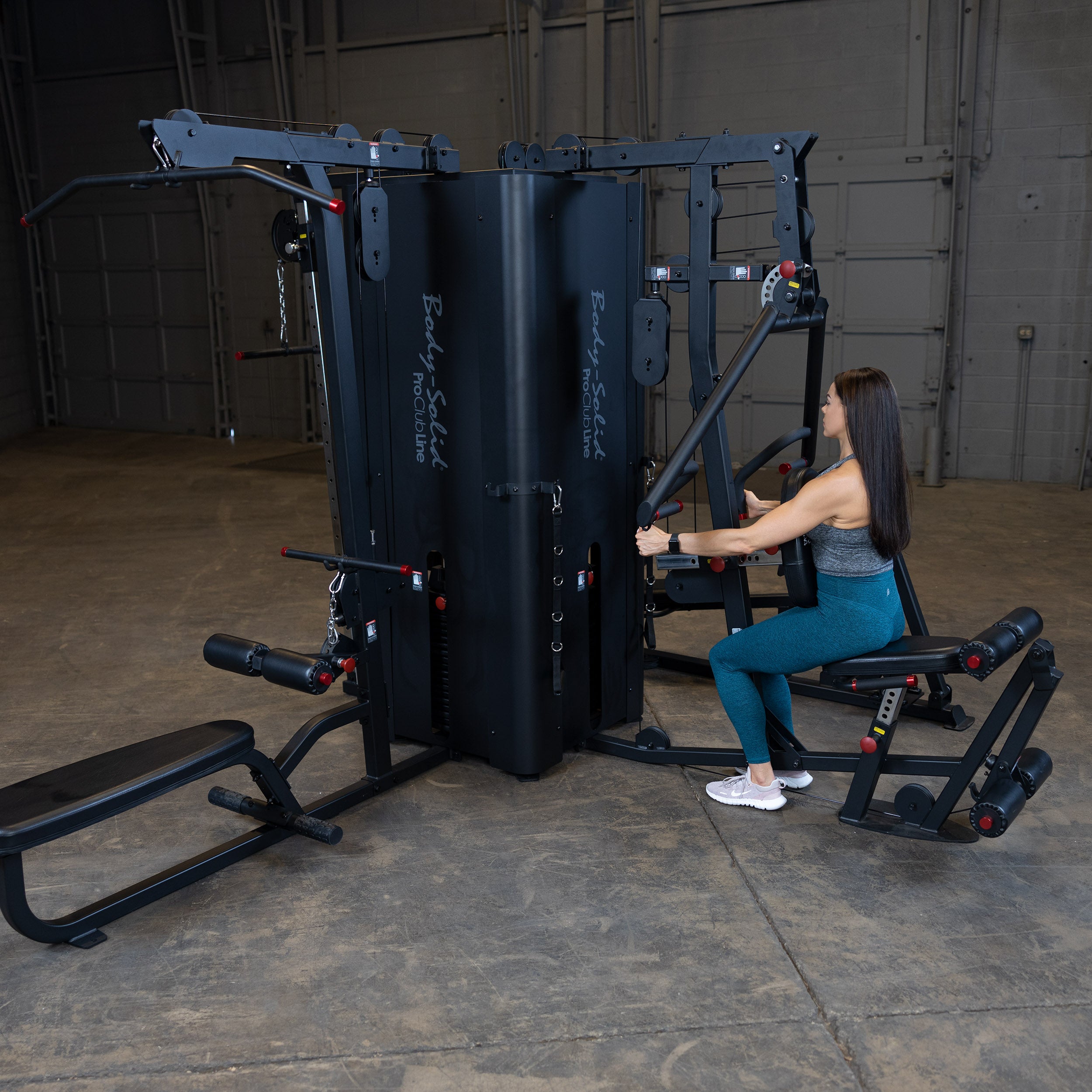 BodySolid Pro ClubLine S1000 Four-Stack Gym