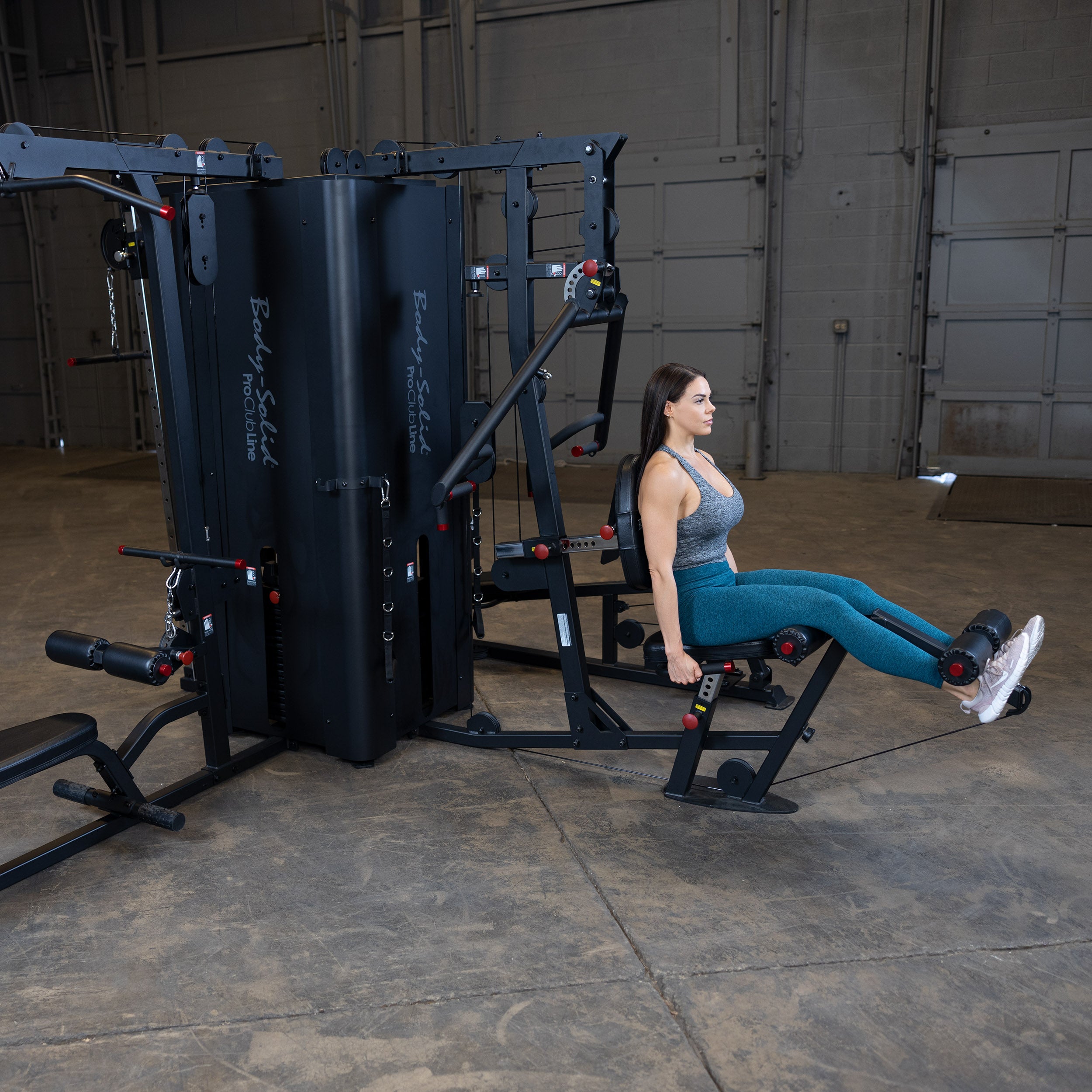 BodySolid Pro Clubline S1000 Four-Stack Gym