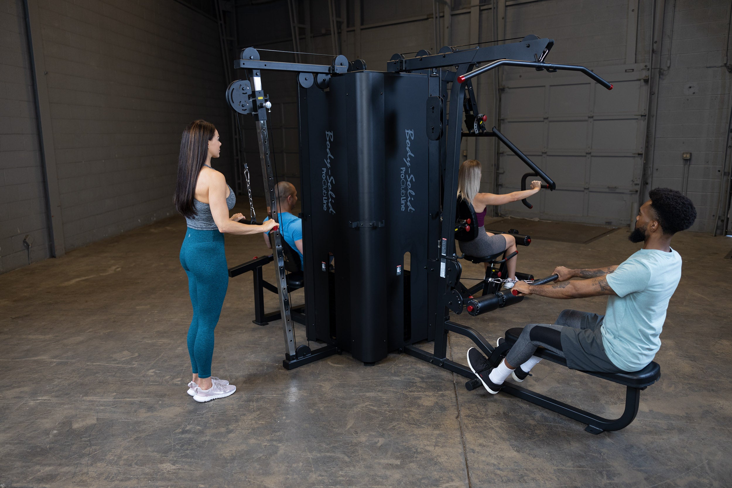 BodySolid Pro ClubLine S1000 Four-Stack Gym