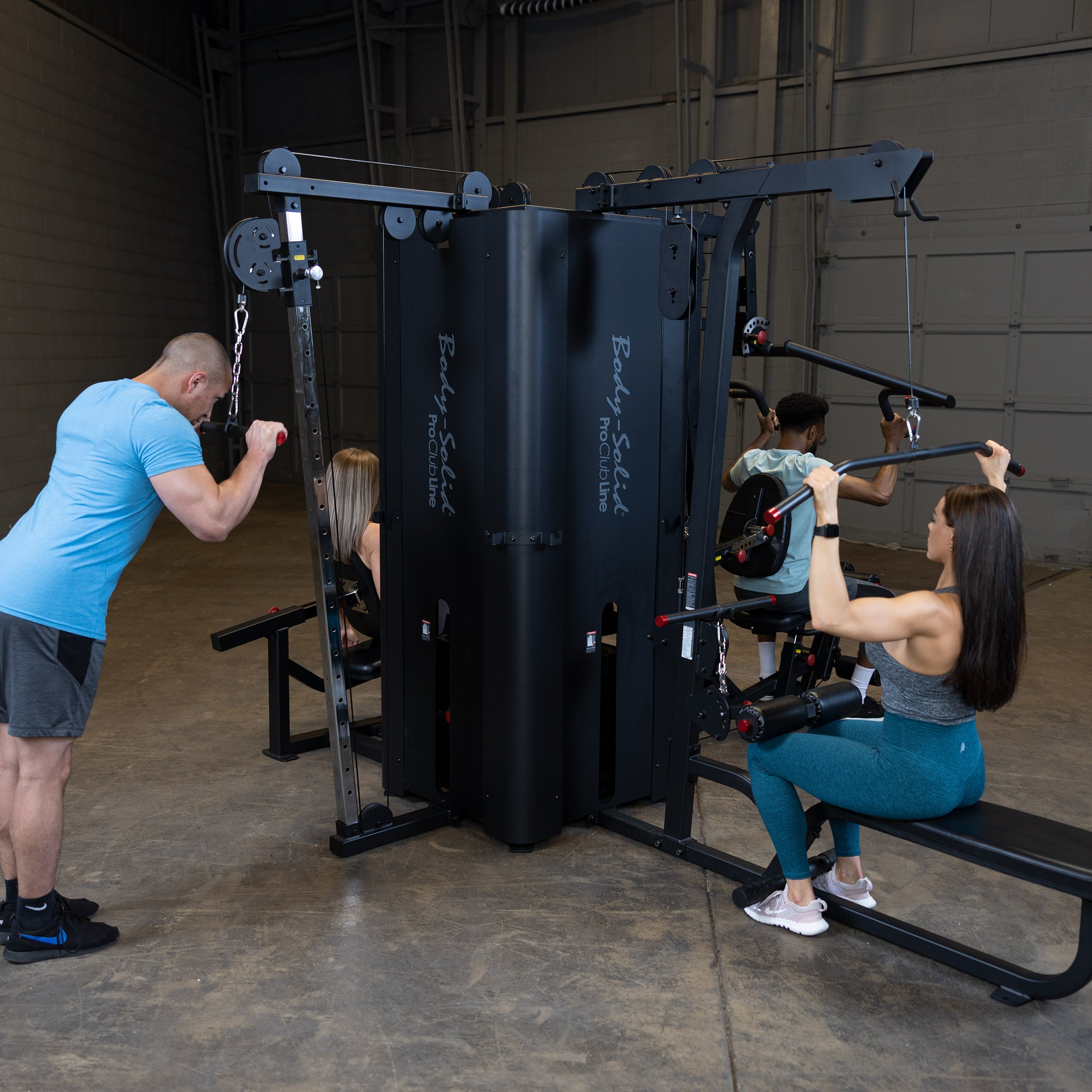 BodySolid Pro ClubLine S1000 Four-Stack Gym
