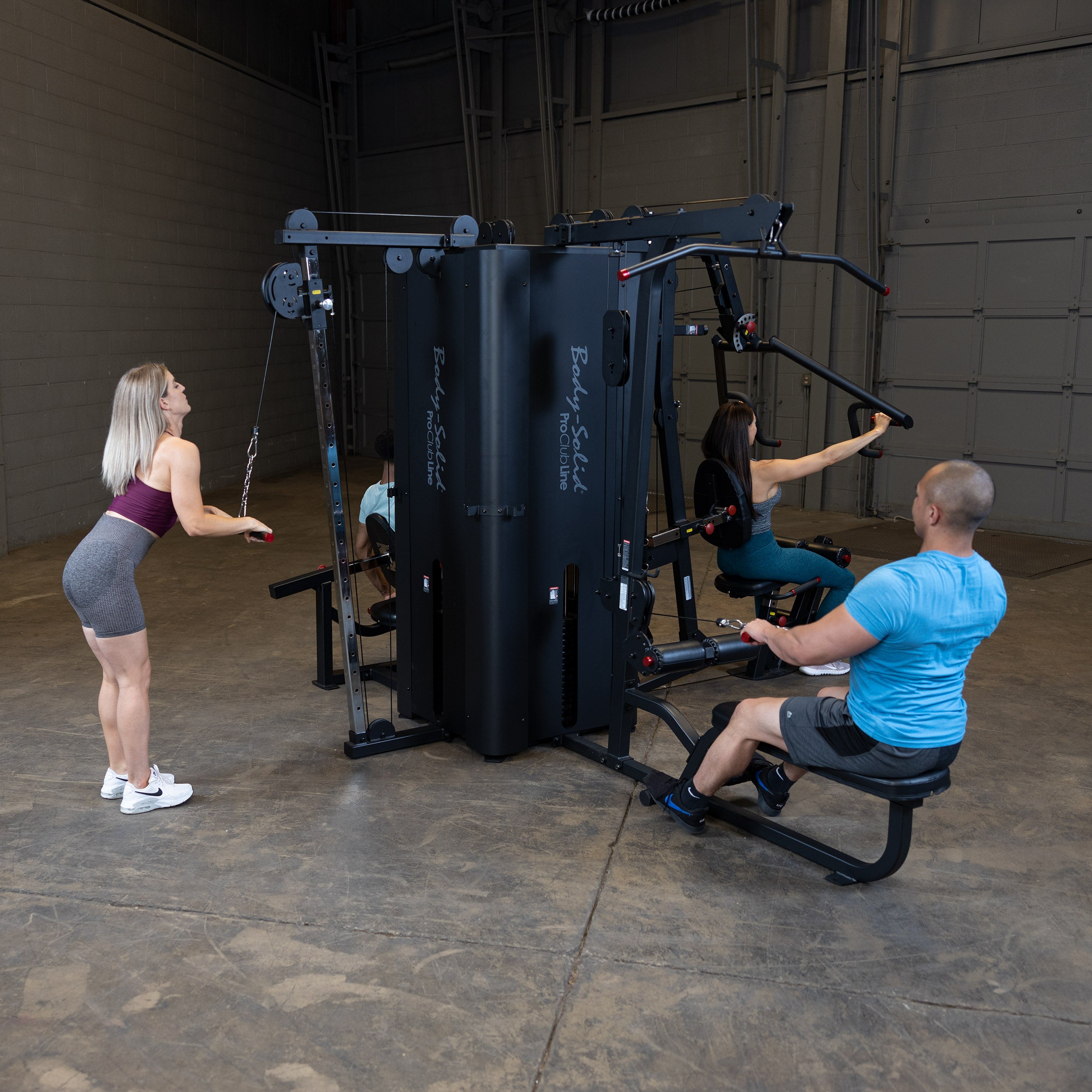 BodySolid Pro ClubLine S1000 Four-Stack Gym