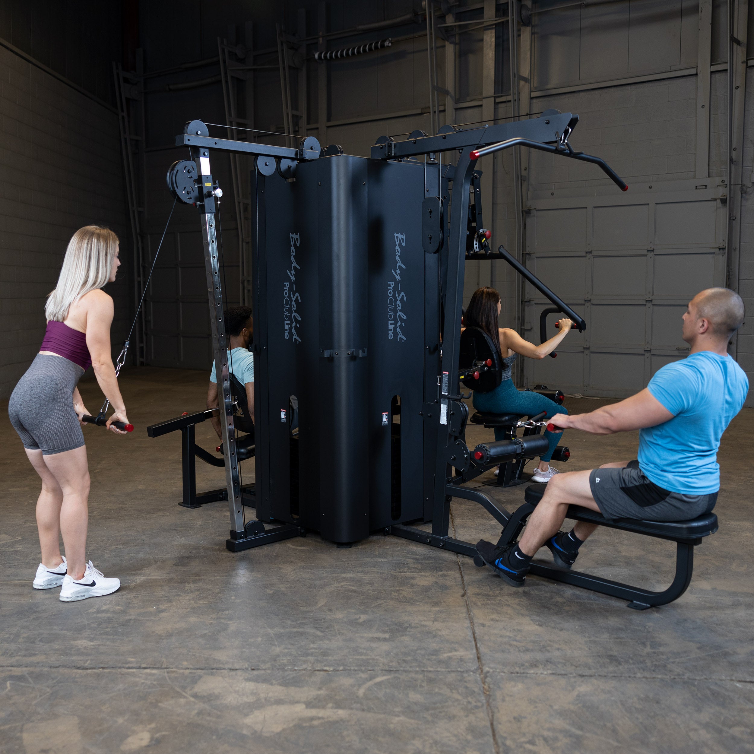 BodySolid Pro ClubLine S1000 Four-Stack Gym